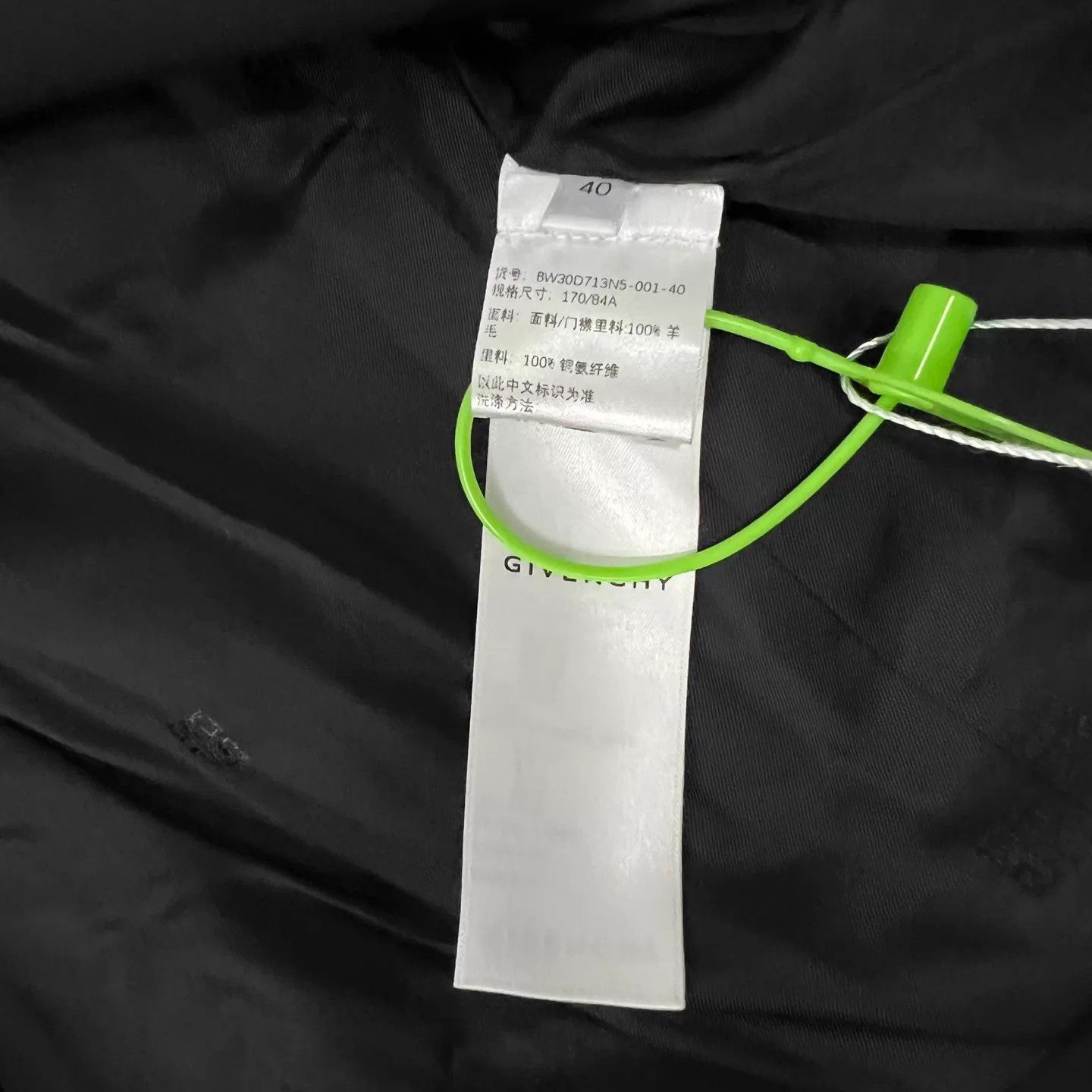 Givenchy Givenchy Lock Black Blazer 40 99 New Size S / US 4 / IT 40 - 6 Thumbnail
