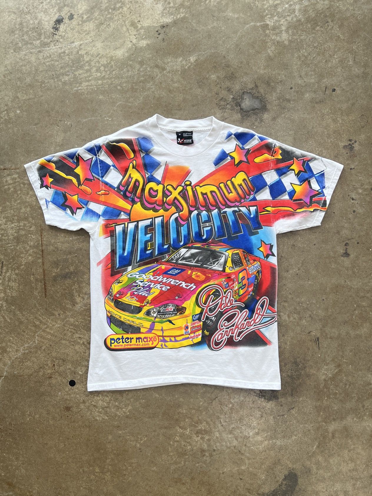 NASCAR Vintage 2000 NASCAR AOP Dale Earnhardt GoodWrench Tee Medium Size US M / EU 48-50 / 2 - 2 Thumbnail