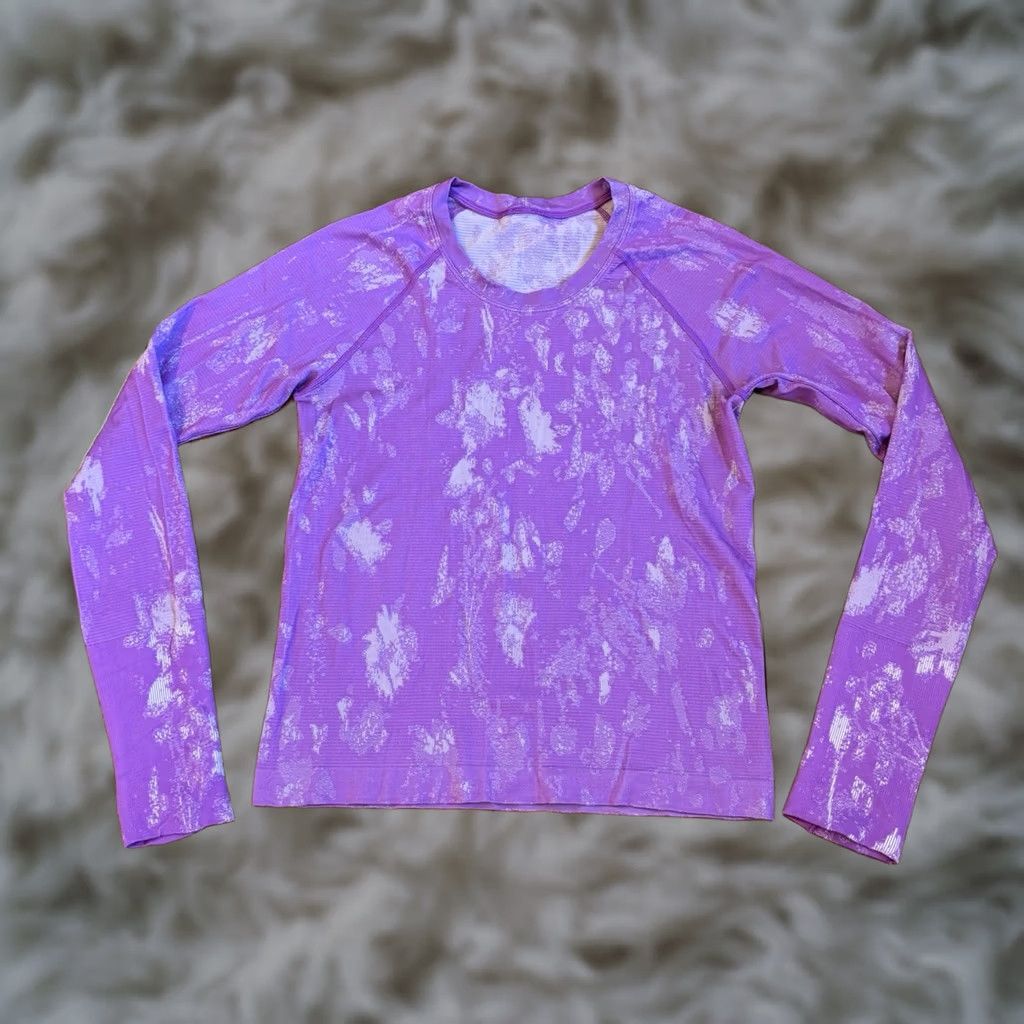 Lululemon Lululemon Womens Swiftly Tech Shirt 2.0 sz 8 Shadow Bloom Moonlit Magenta Size M / US 6-8 / IT 42-44 - 1 Thumbnail