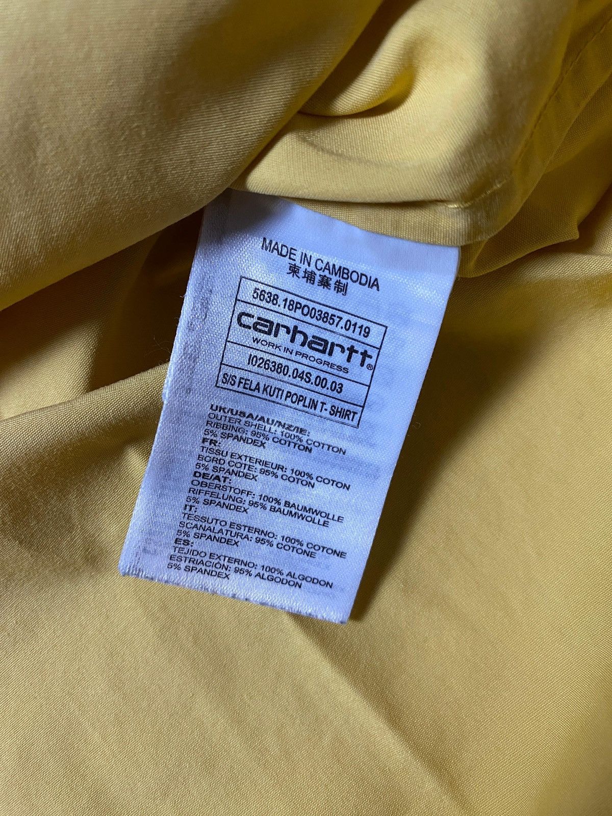 Carhartt Carhartt WIP Fela Kuti Poplin T-shirt Size US S / EU 44-46 / 1 - 11 Thumbnail