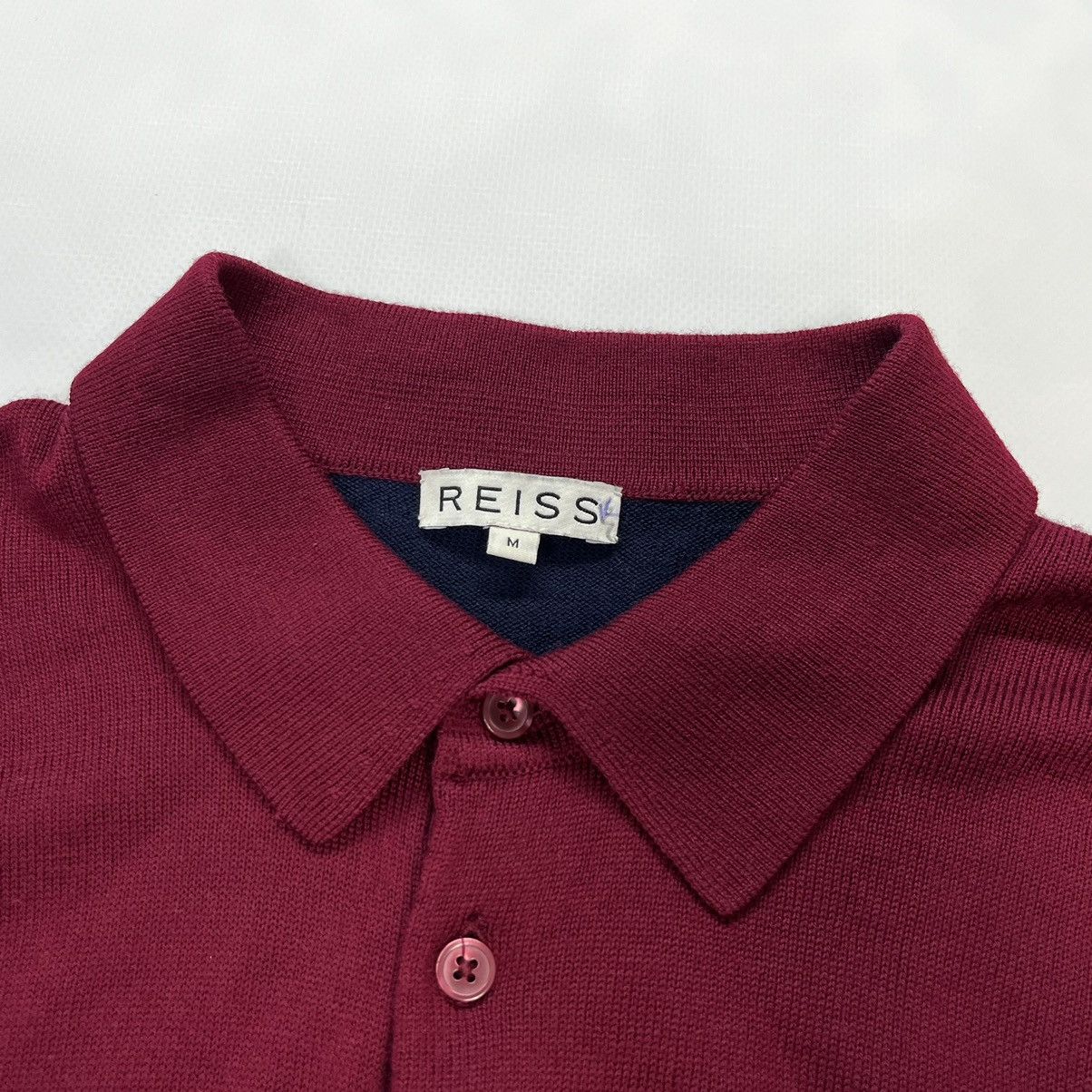 Designer Reiss Wool Polo Long Sleeve Size US M / EU 48-50 / 2 - 5 Thumbnail