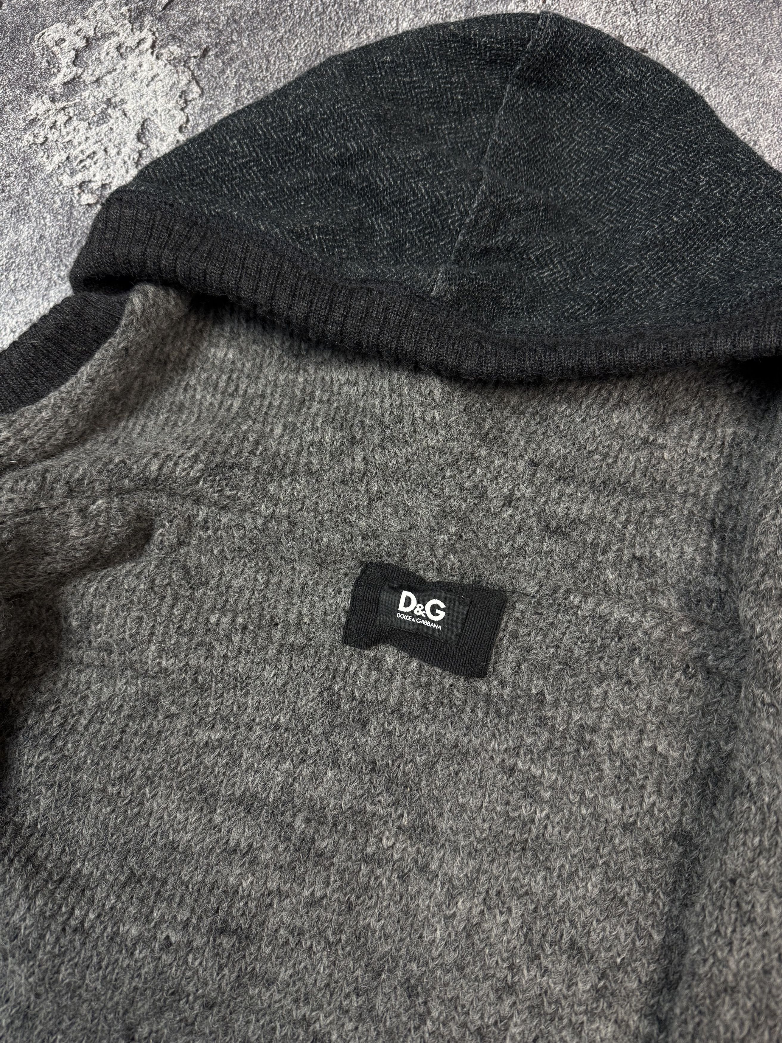 Dolce & Gabbana Archieve AW2004 Dolce & Gabbana Wool Zip Hoodie Size US M / EU 48-50 / 2 - 10 Thumbnail