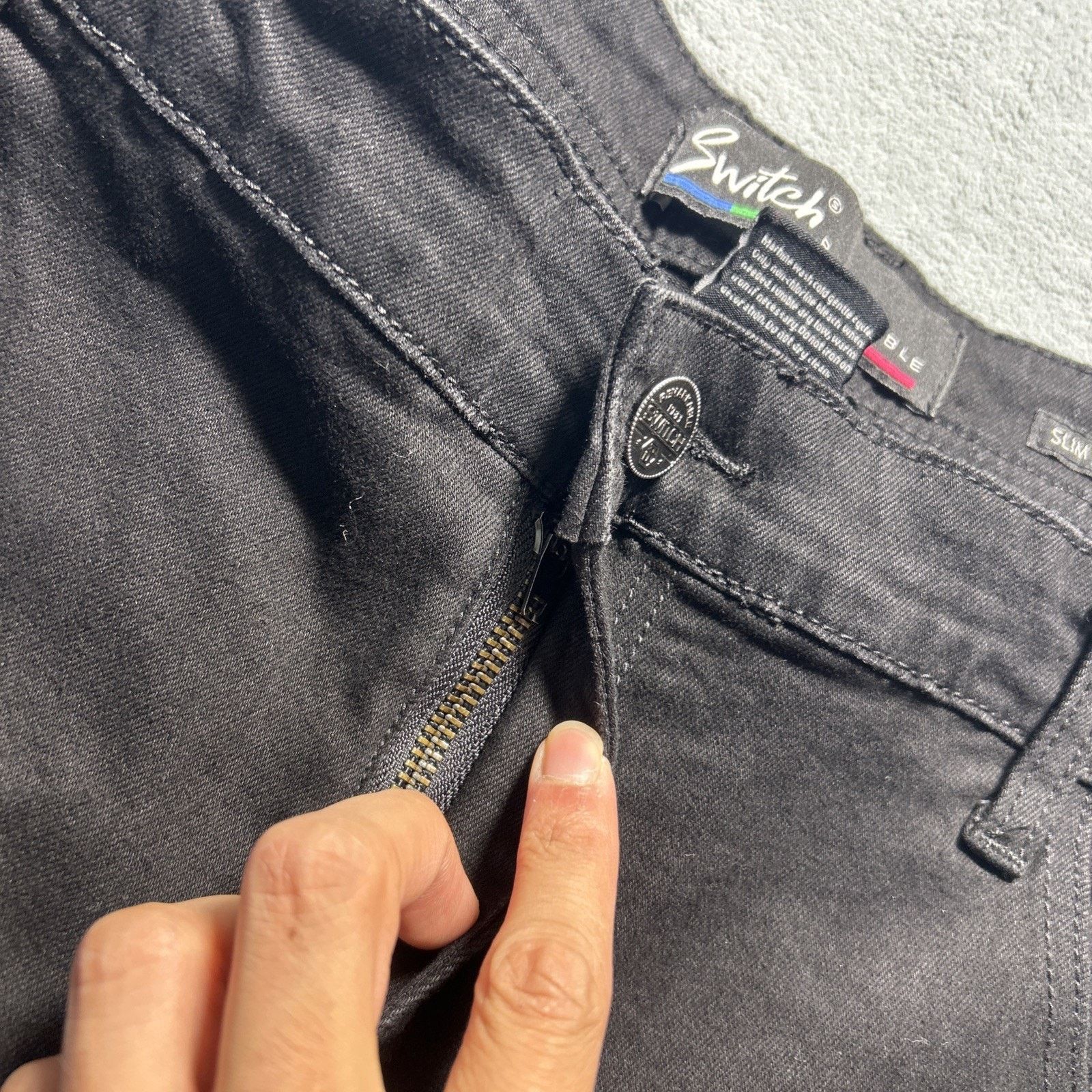 JNCO Relaxed Straight Leg Jeans Mens 44x32 Rips Loose Hamilton Size US 44 / EU 60 - 11 Thumbnail