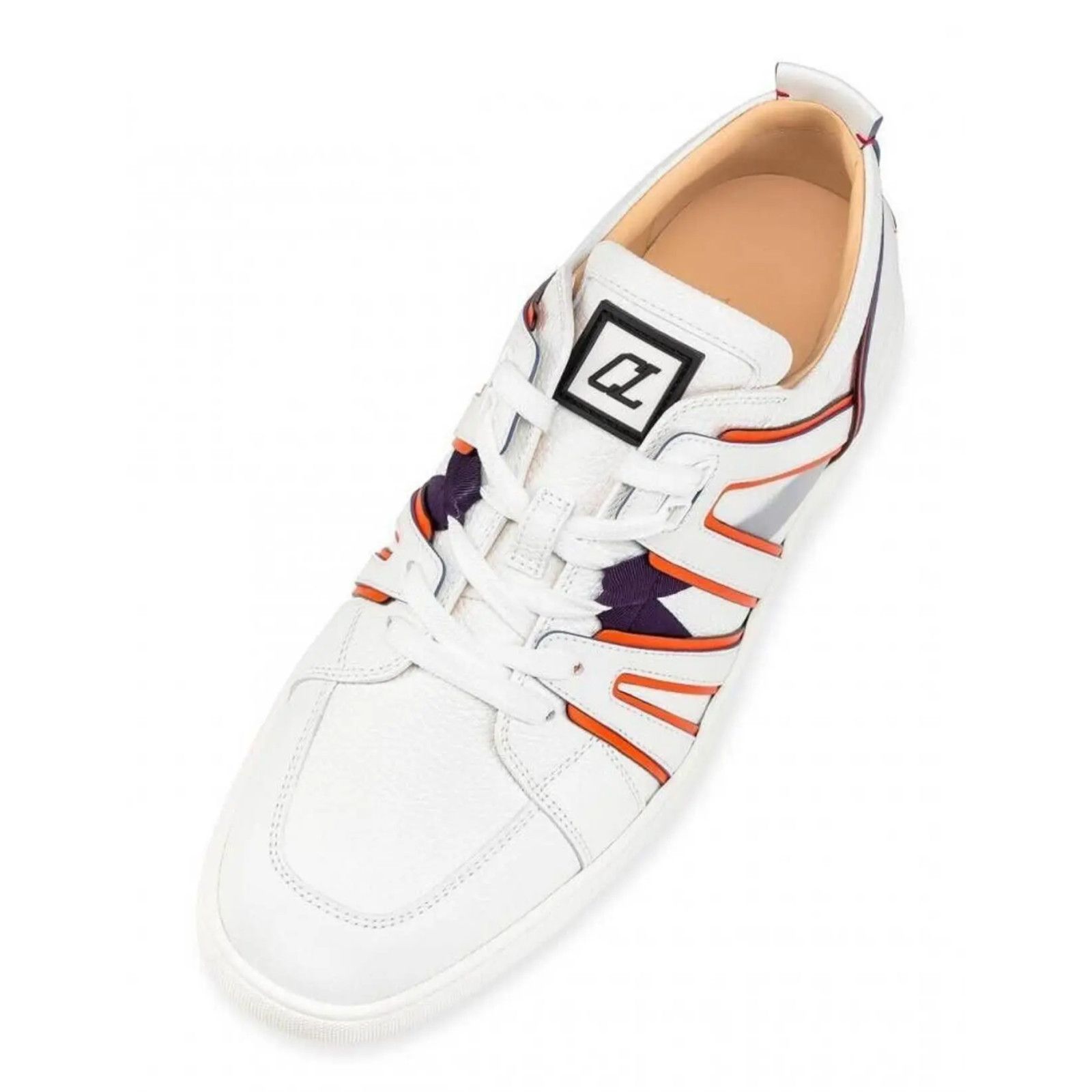 Christian Louboutin Christian Louboutin Men Vida Viva Flat Bianco White Orange Size US 13 / EU 46 - 7 Thumbnail