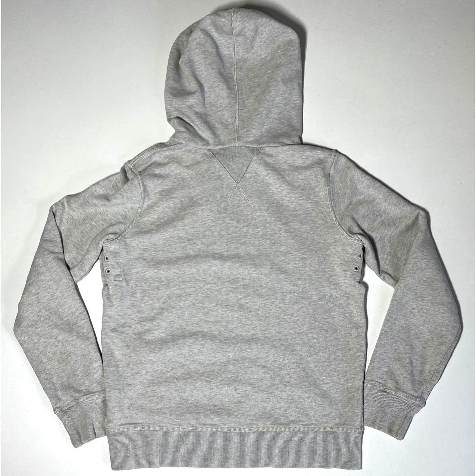 Ralph Lauren VINTAGE Ralph Lauren Rugby Women’s Hoodie V-Neck Pullover Size S Gray Size S / US 4 / IT 40 - 4 Thumbnail