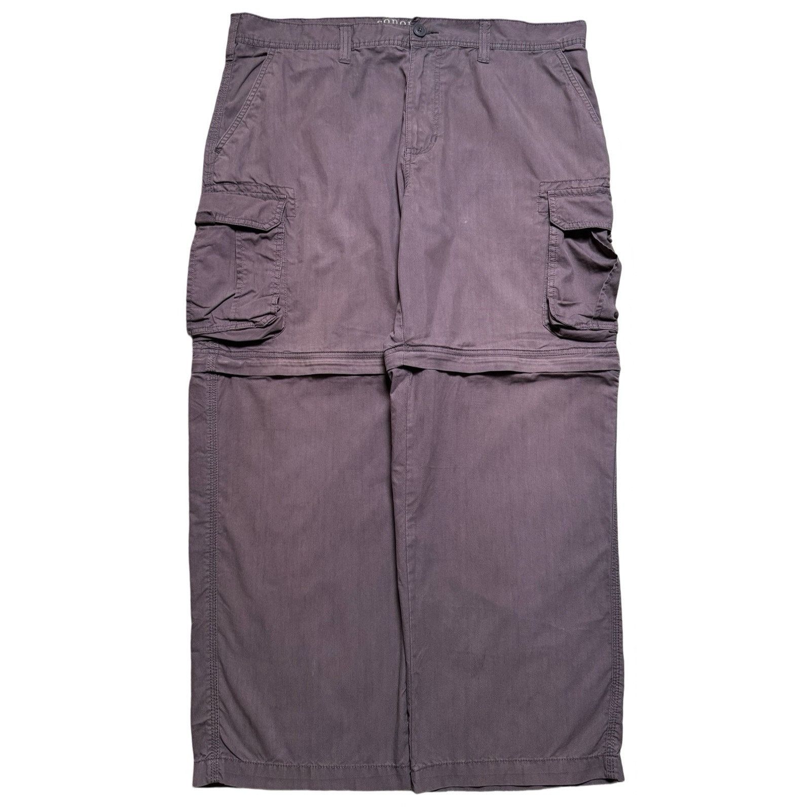 Sonoma Sonoma Y2K Faded Grey Cargo Pants Zip Short Skater 38 X 29 Size US 38 / EU 54 - 1 Thumbnail