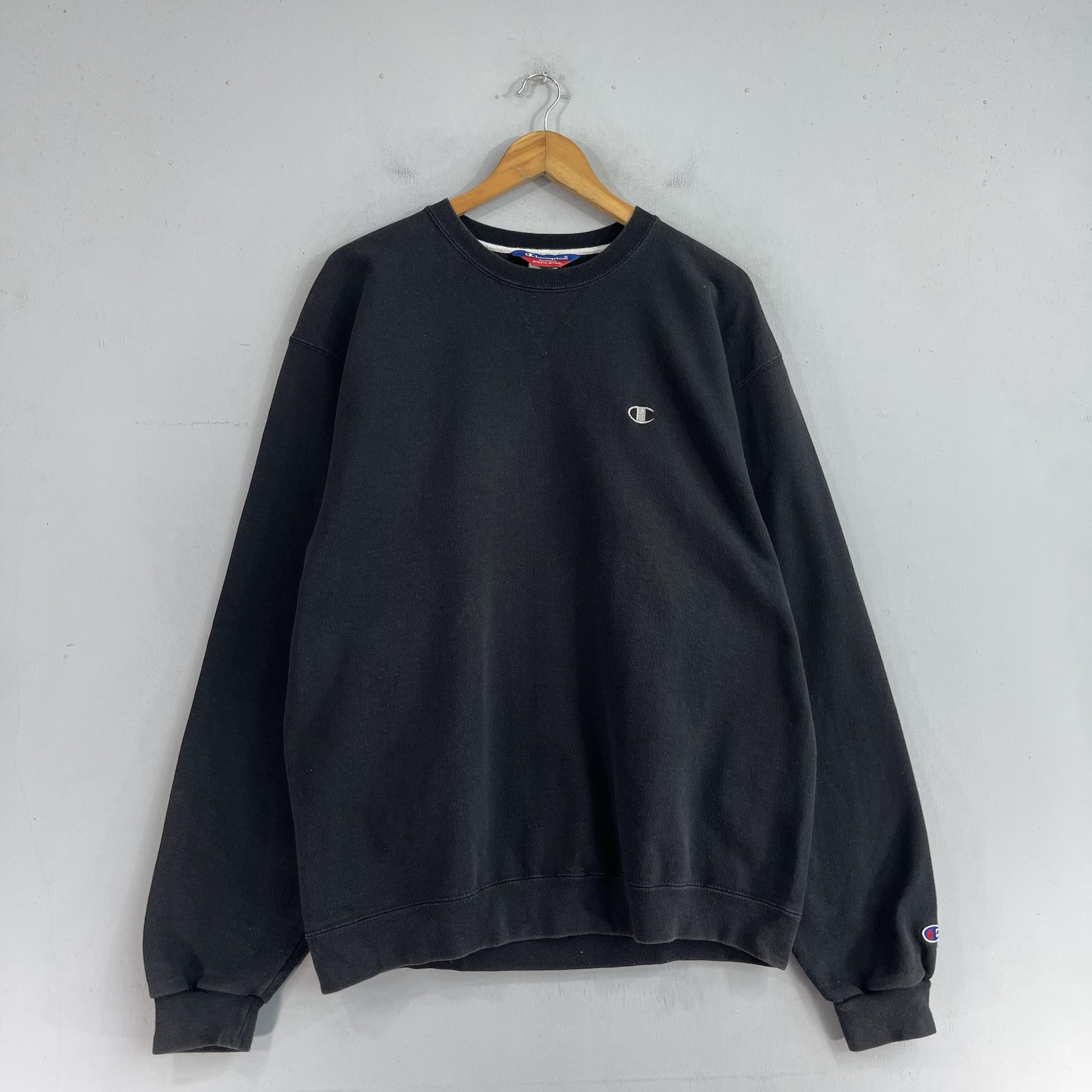 Champion × Vintage Vintage Y2K CHAMPION Crewneck Sun Faded Sweatshirt Size US L / EU 52-54 / 3 - 4 Thumbnail