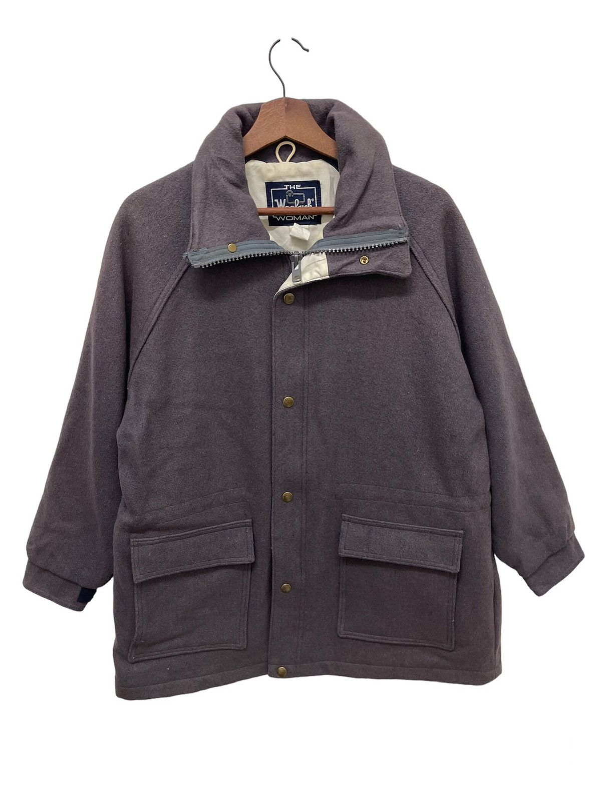VINTAGE WOOLRICH WOOL WOMEN PATCH POCKETS