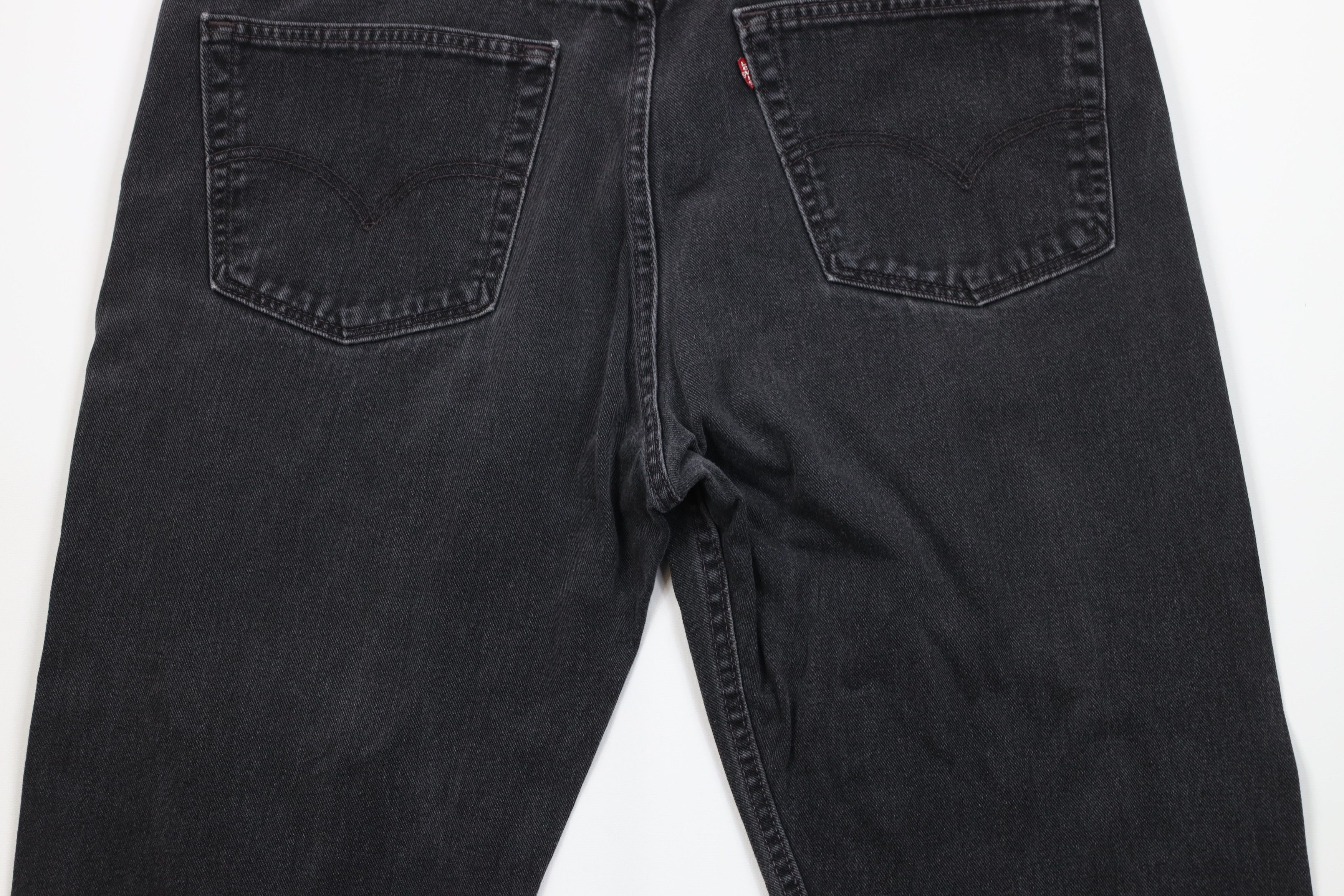 Levi's Vintage Y2K 2002 Levis 505 Straight Leg Jeans Black USA Size US 42 / EU 58 - 11 Thumbnail