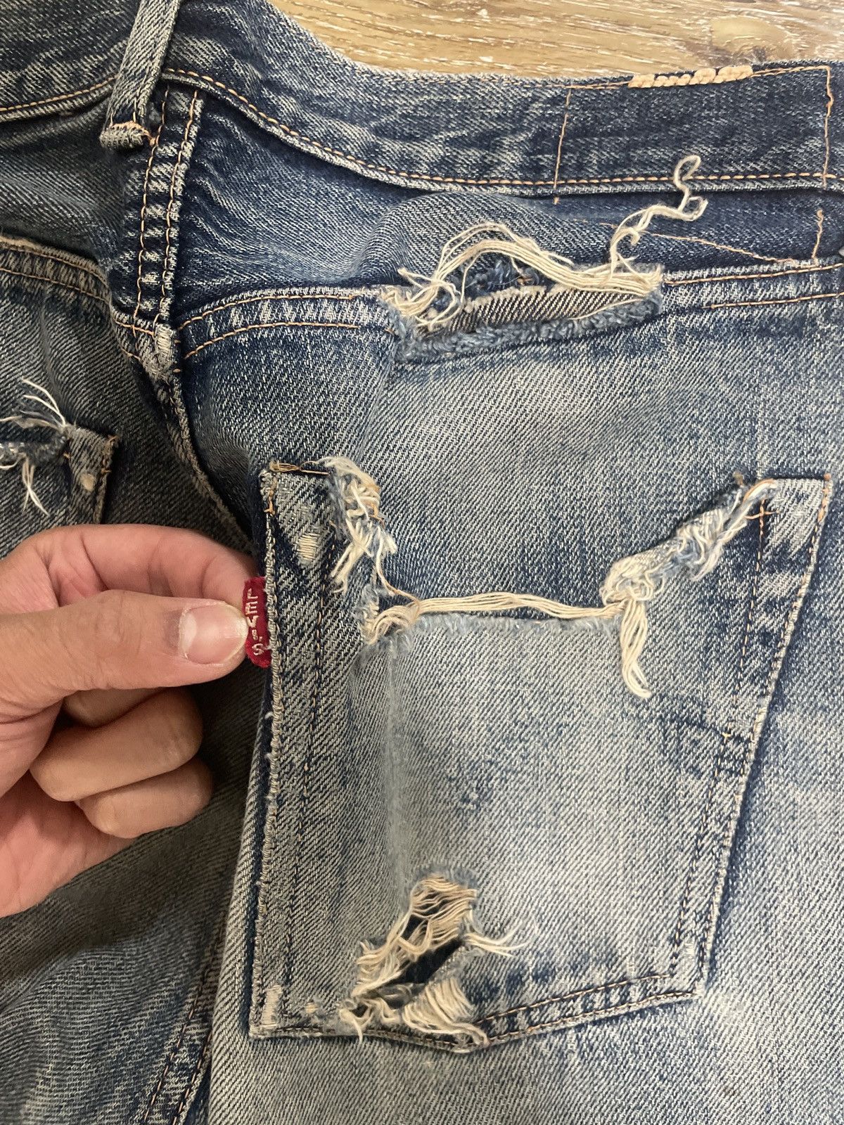 Levi's × Vintage Levis 55501 Big E Made in Japan Size US 29 - 4 Thumbnail