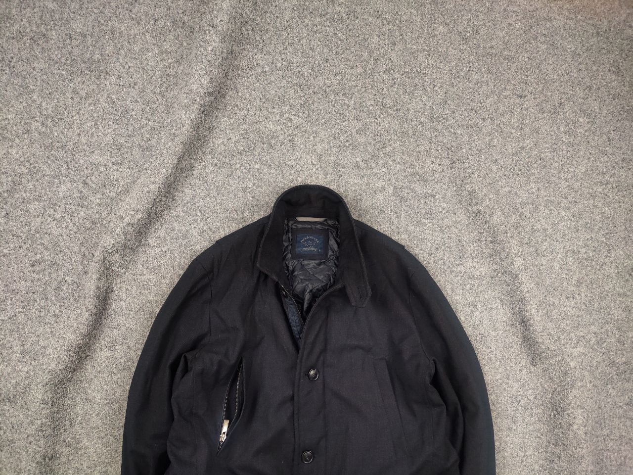Paul & Shark Paul & Shark Classic Design Insulated Zip Wool Navy Jacket Size US M / EU 48-50 / 2 - 1 Thumbnail