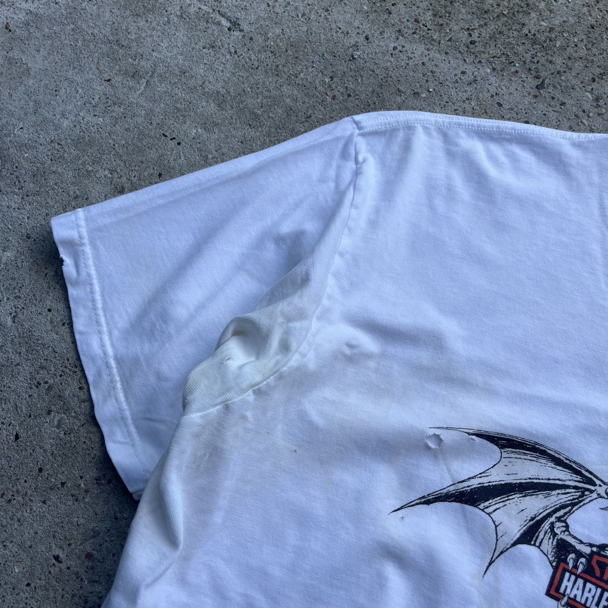 Harley Davidson × Vintage Vintage 1998 Harley Davidson dragon Virginia USA white Size US XXL / EU 58 / 5 - 3 Thumbnail