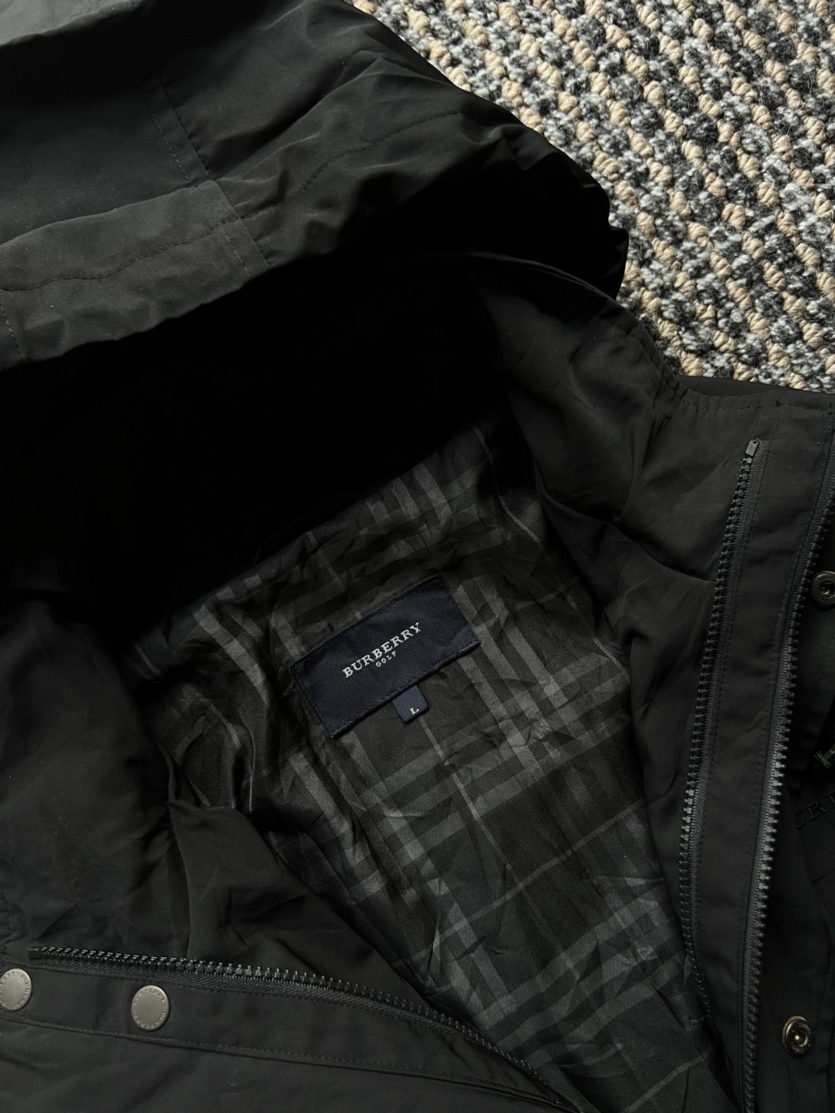 Burberry Burberry Golf RECTAS Technical Water-Repellent Shadow Jacket Size US L / EU 52-54 / 3 - 6 Thumbnail