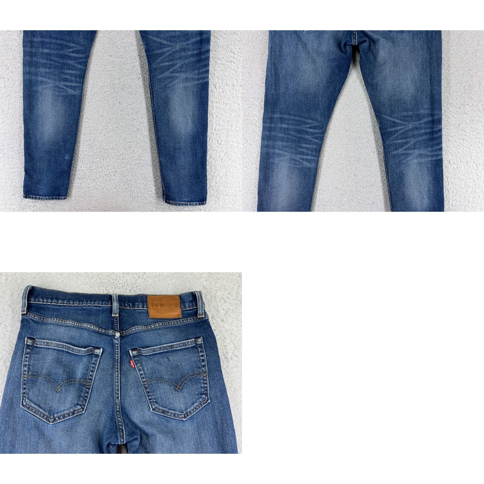 Levi's Levi's 512 Jeans Denim Blue 32x29 Regular Slim Distressed Cotton 5-Pocket Men Jeans Vintage? No Size US 32 / EU 48 - 10 Thumbnail