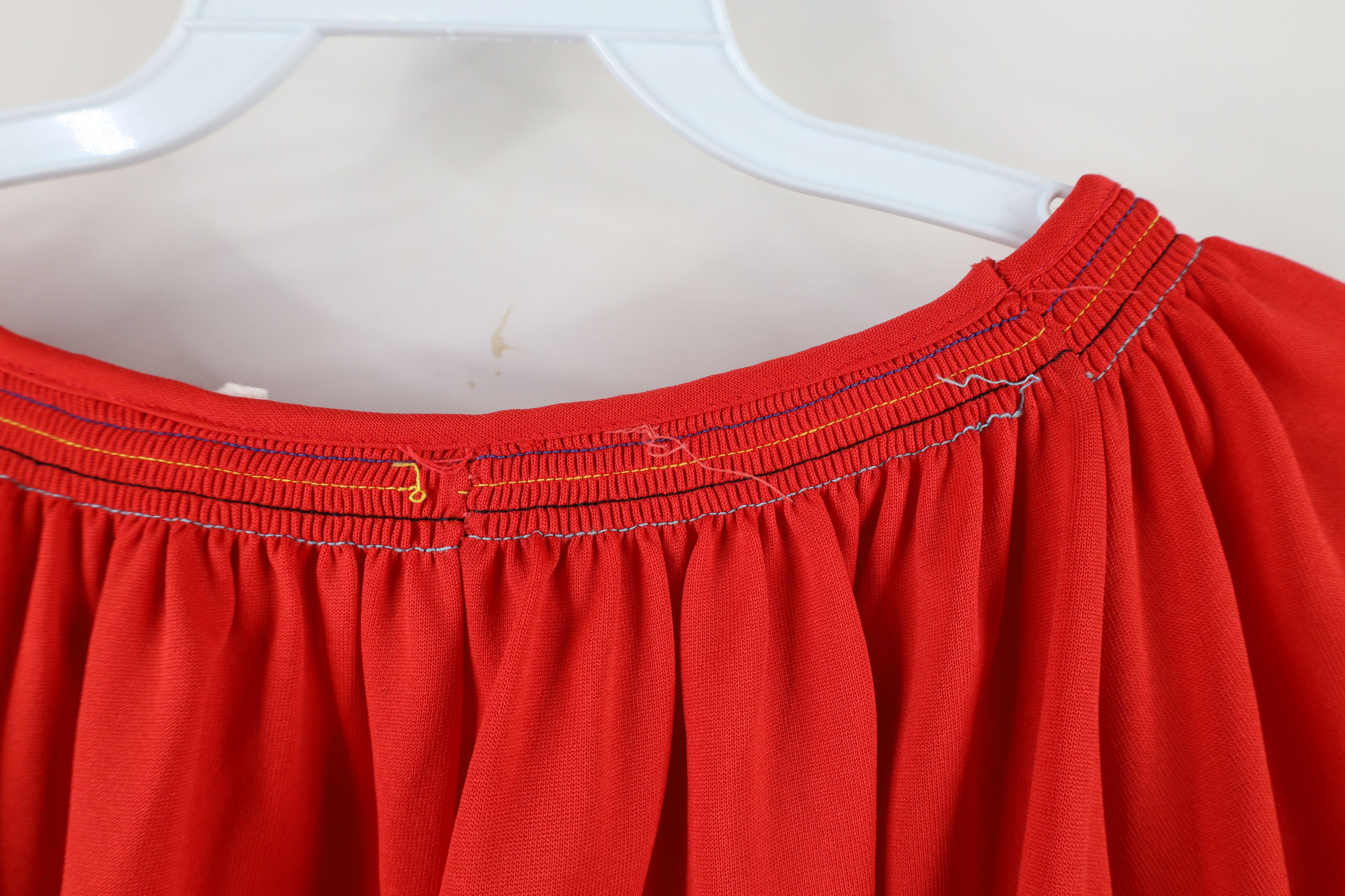 Vintage Vintage 70s Boho Chic Tie Front Knit Blouse Top Shirt USA Size XXL / US 16-18 / IT 52-54 - 10 Thumbnail
