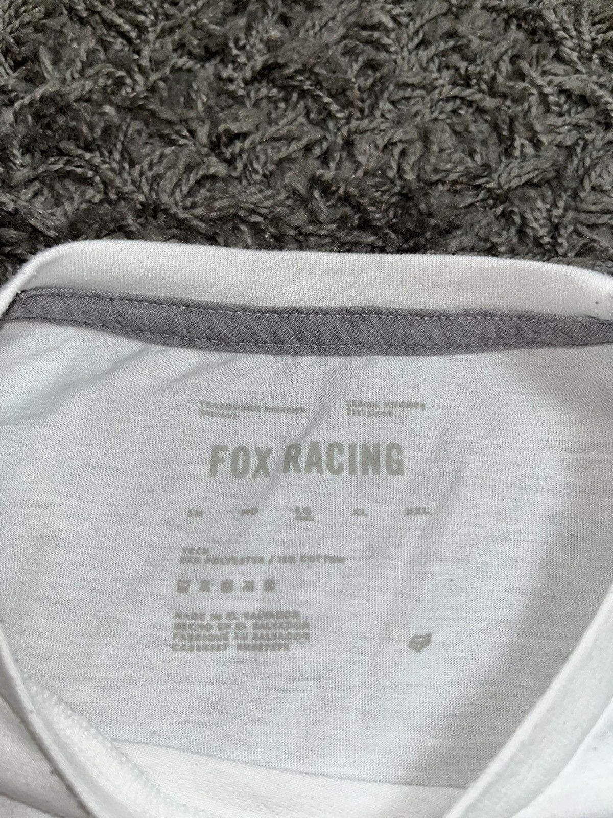 Fox Racing Fox Racing Nuklr SS Tech Tee – Optic White / Camo Logo Size US L / EU 52-54 / 3 - 4 Thumbnail