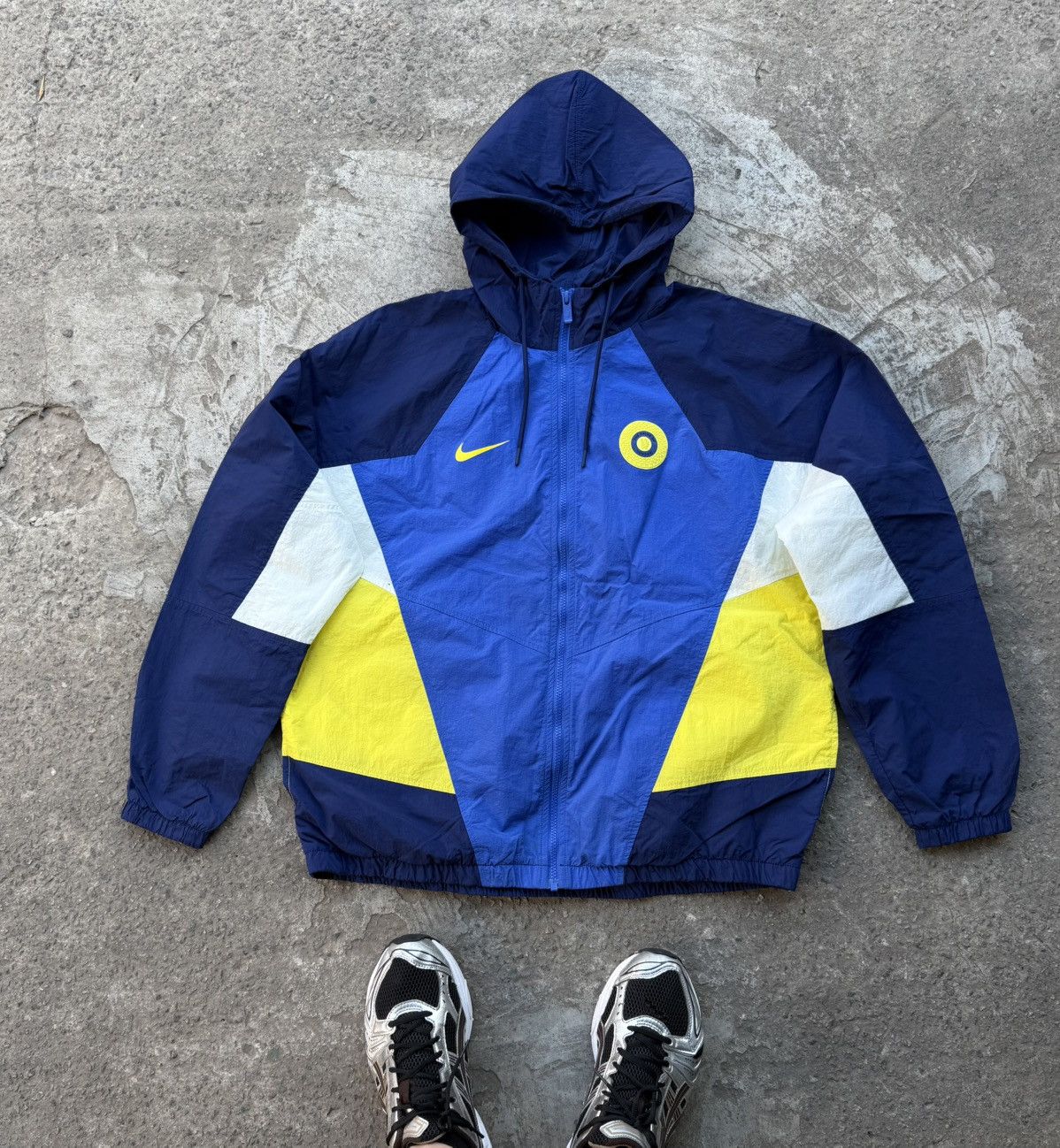 Nike Nike Y2K Chelsea Track Soccer Nylon Blokecore Drill Jacket Size US M / EU 48-50 / 2 - 12 Thumbnail