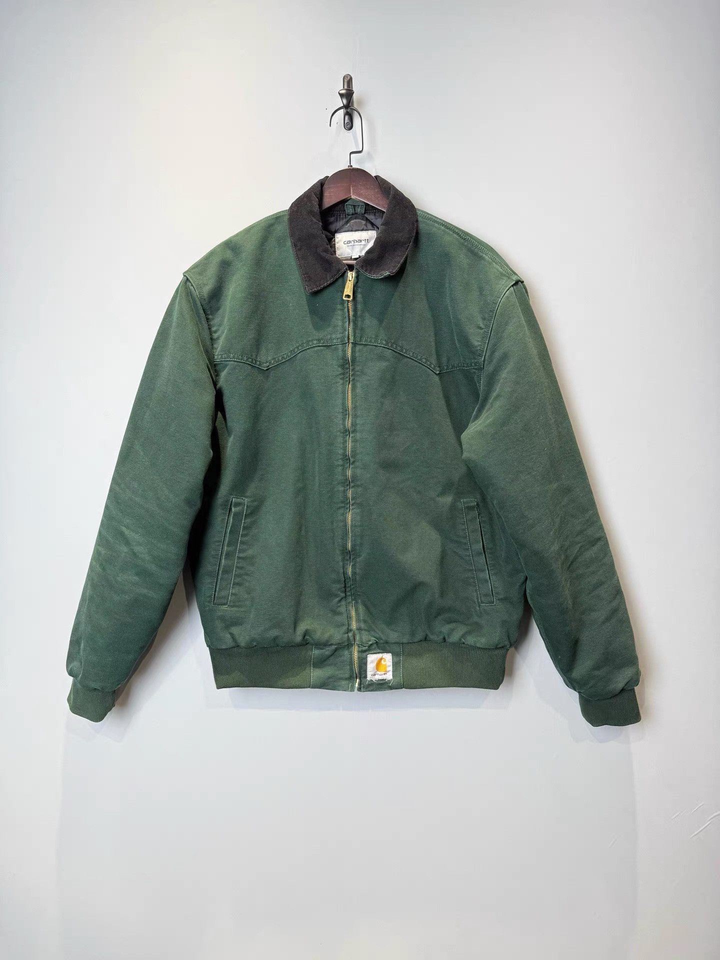 Carhartt Carhartt WIP OG Detroit Green Canvas Jacket K36 Size US M / EU 48-50 / 2 - 1 Thumbnail