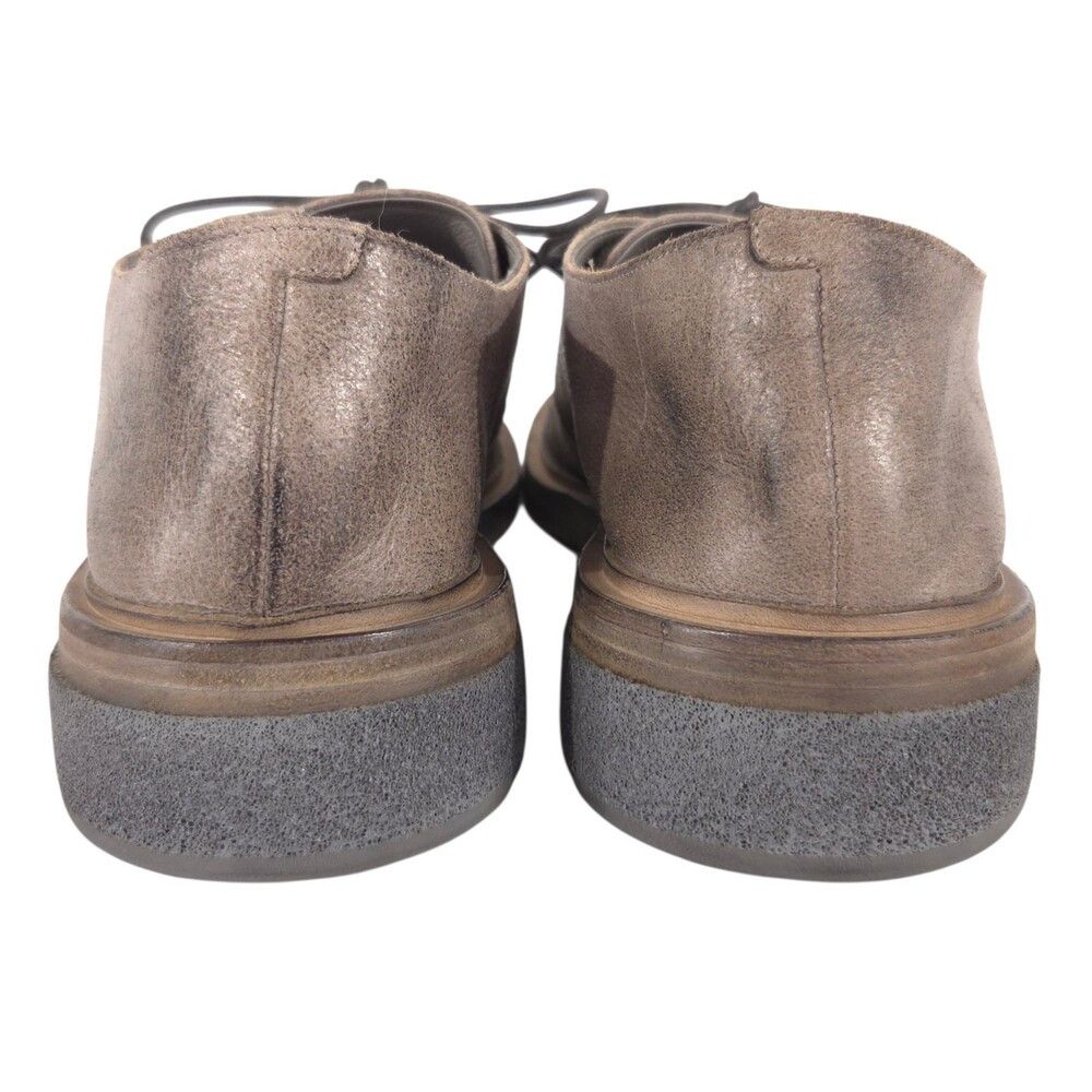 Marsell Marsell Distressed Metallic Leather Derbys US 10 EU 43 Mens Size US 10 / EU 43 - 5 Thumbnail