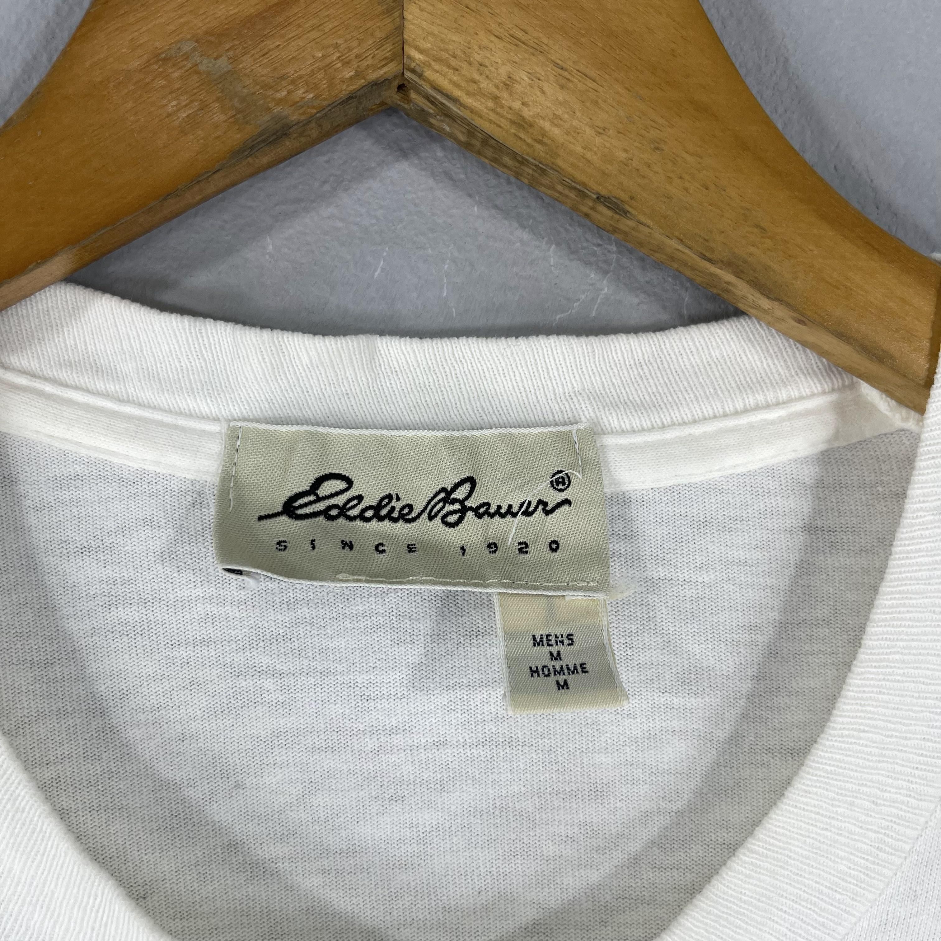 Eddie Bauer Vintage 90's EDDIE BAUER Outdoor Spellout Printed Tshirt Size US M / EU 48-50 / 2 - 6 Thumbnail