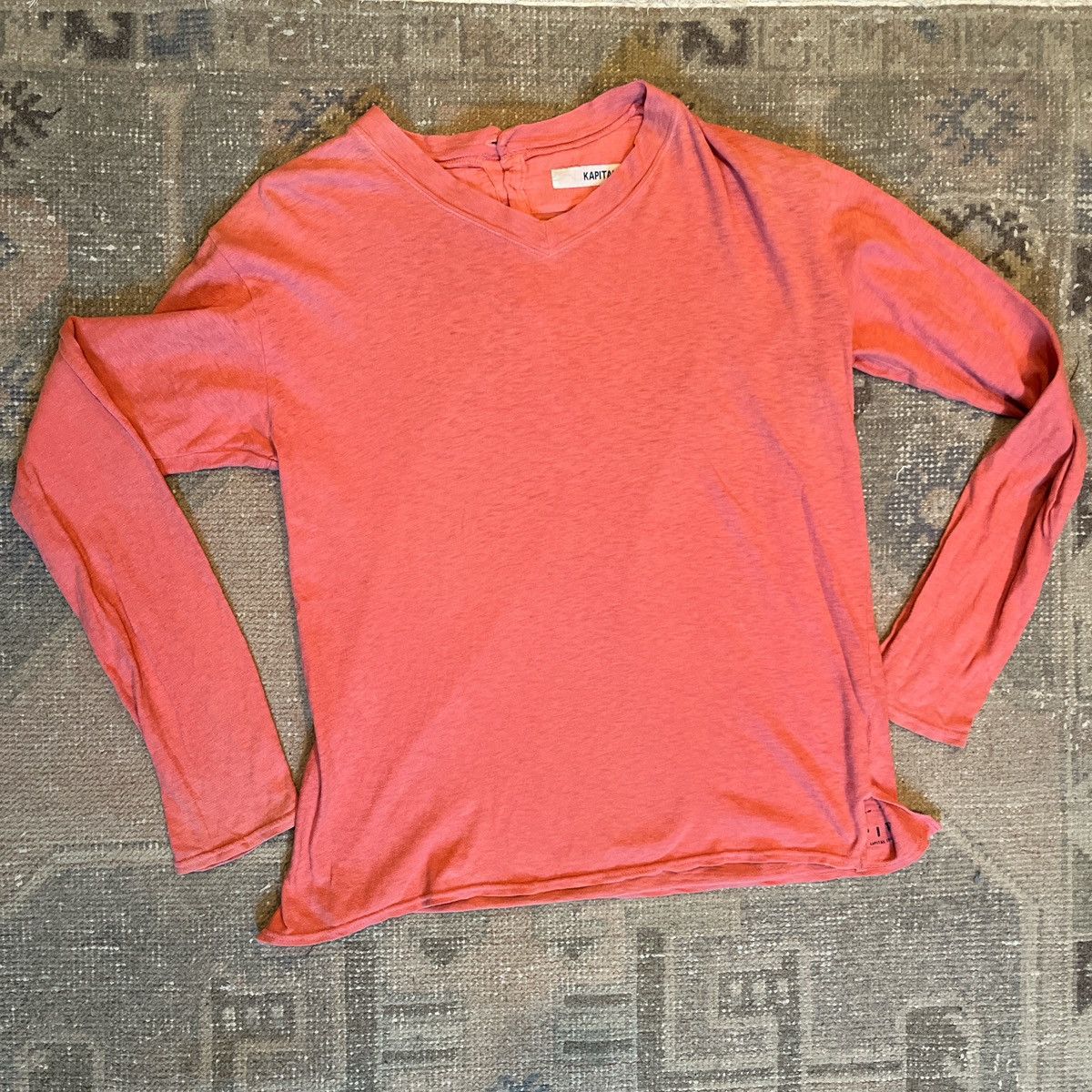 Kapital KAPITAL reverse Henley v neck Size US M / EU 48-50 / 2 - 7 Thumbnail