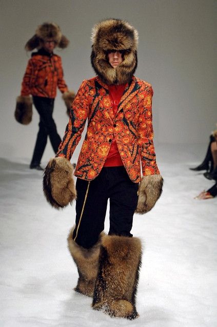 Denis Simachev Runway pants FW06.Like Jacquemus or Jean Paul Gaultier Size US 30 / EU 46 - 3 Thumbnail