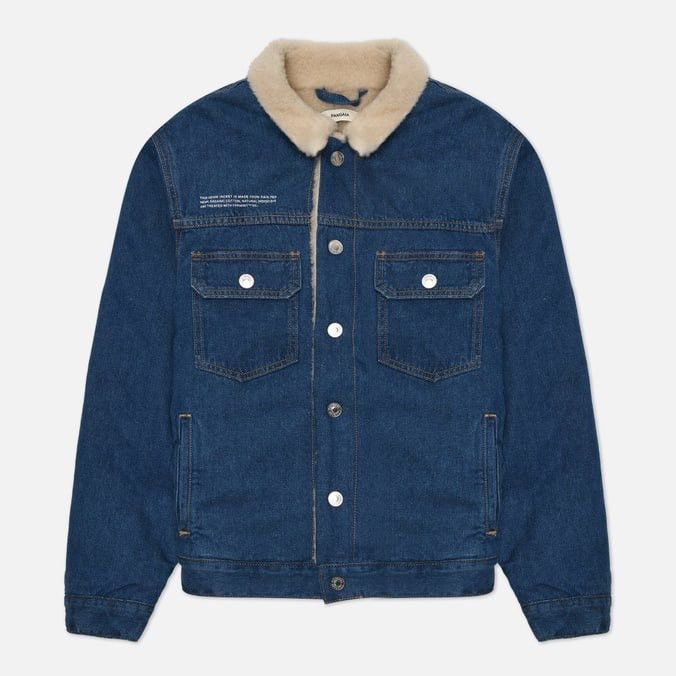 Pangaia Pangaia Design Unisex Hemp Blue Denim Sherpa Lined Jacket Size US S / EU 44-46 / 1 - 1 Thumbnail