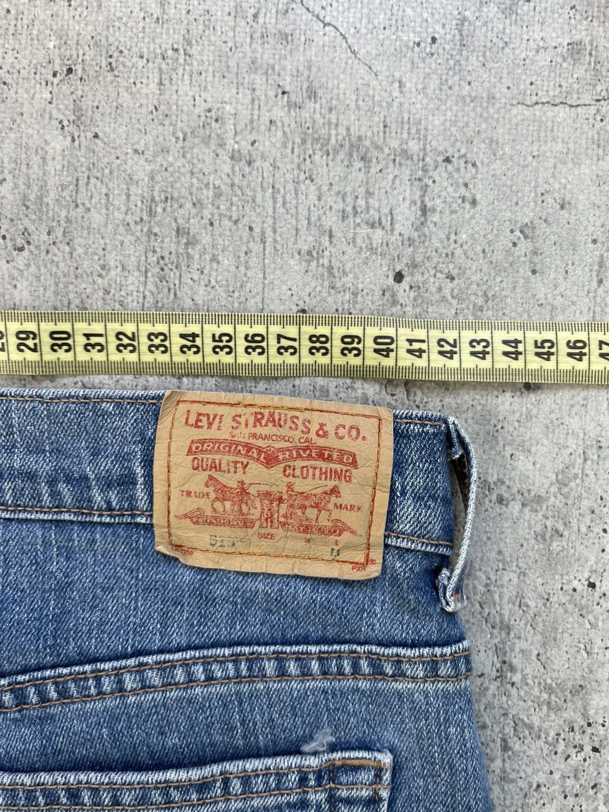 Levi's × Vintage Vintage Levis 515 Flared Bootcut Jeans Size US 32 / EU 48 - 3 Thumbnail