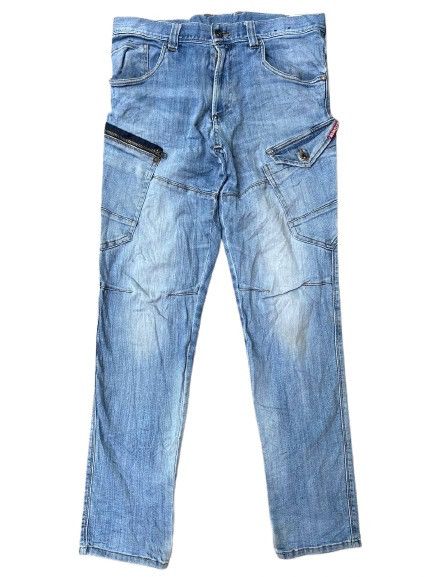 Japanese Brand BURTLE CARGO BONDAGE JEANS Size US 34 / EU 50 - 1 Thumbnail