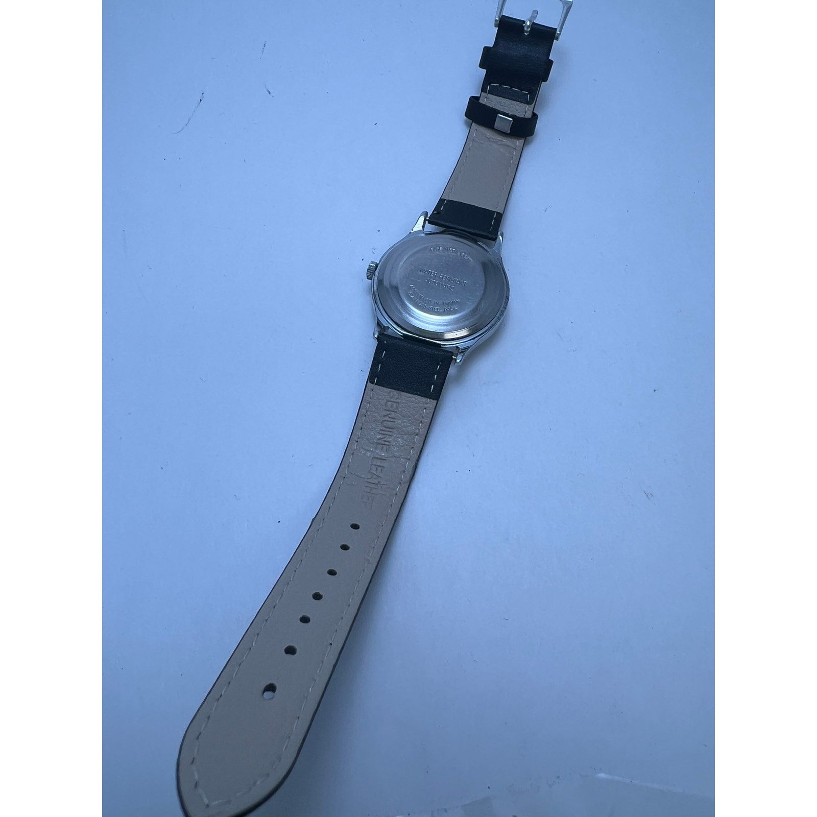 Timex 70's era Timex Mens Viscount White Dial, Black Strap, Size ONE SIZE - 4 Thumbnail
