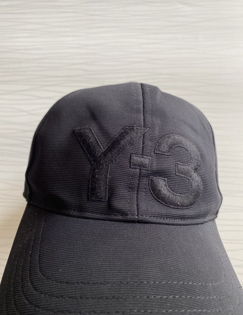 Yohji Yamamoto Y-3 Yohji Yamamoto Black Cap Size ONE SIZE - 5 Thumbnail