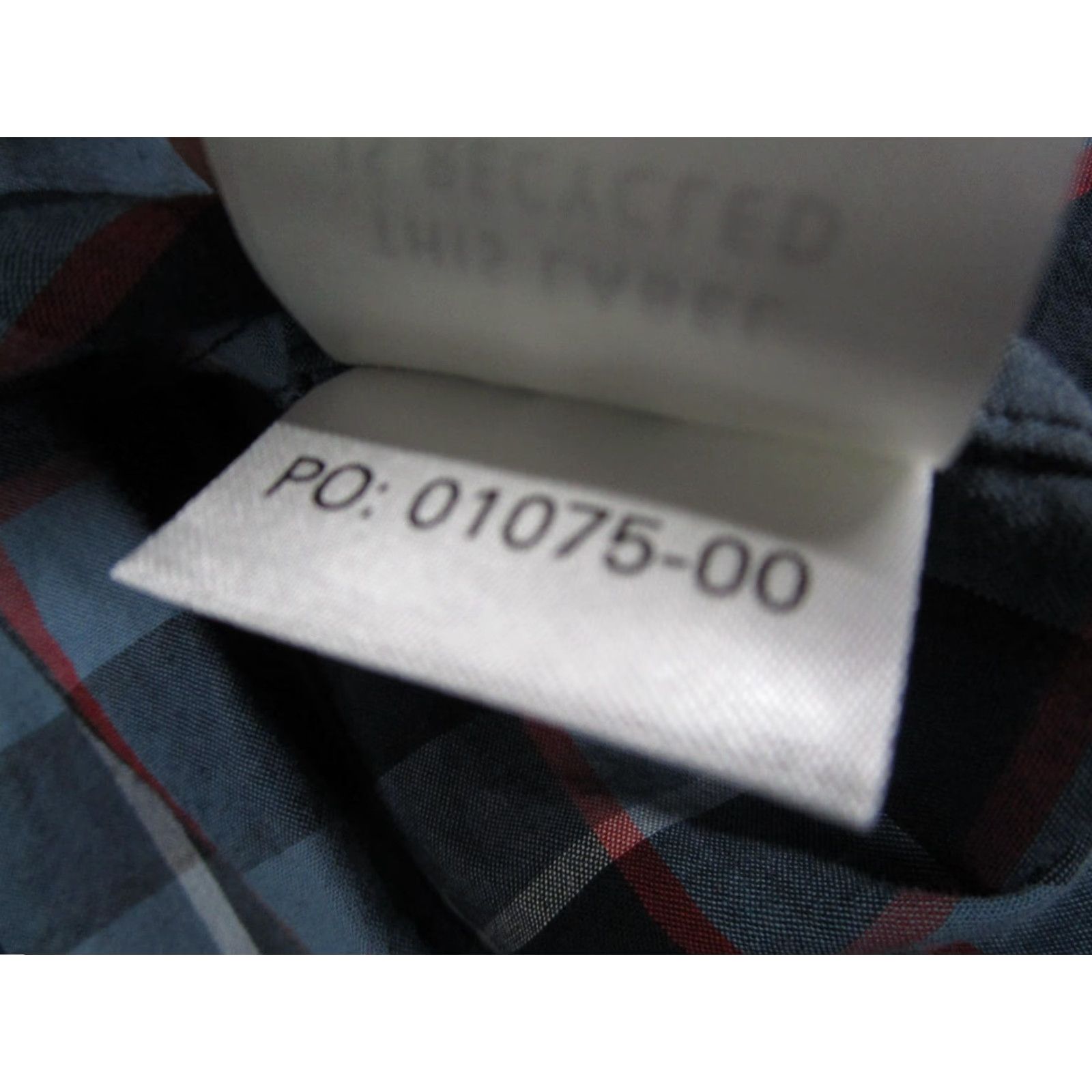 Outerknown Outerknown Shirt Mens XL Blue Plaid Organic Cotton Button Front Long Sleeve Size US XL / EU 56 / 4 - 5 Thumbnail