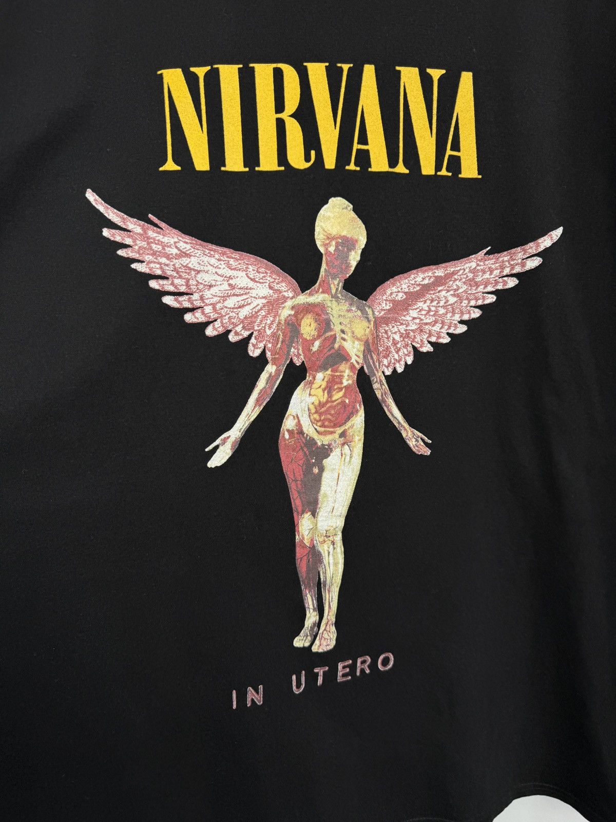 Nirvana 🇺🇸 Vintage Y2K Nirvana In Utero Kurt Cobain T-Shirt Rare Size US L / EU 52-54 / 3 - 4 Thumbnail