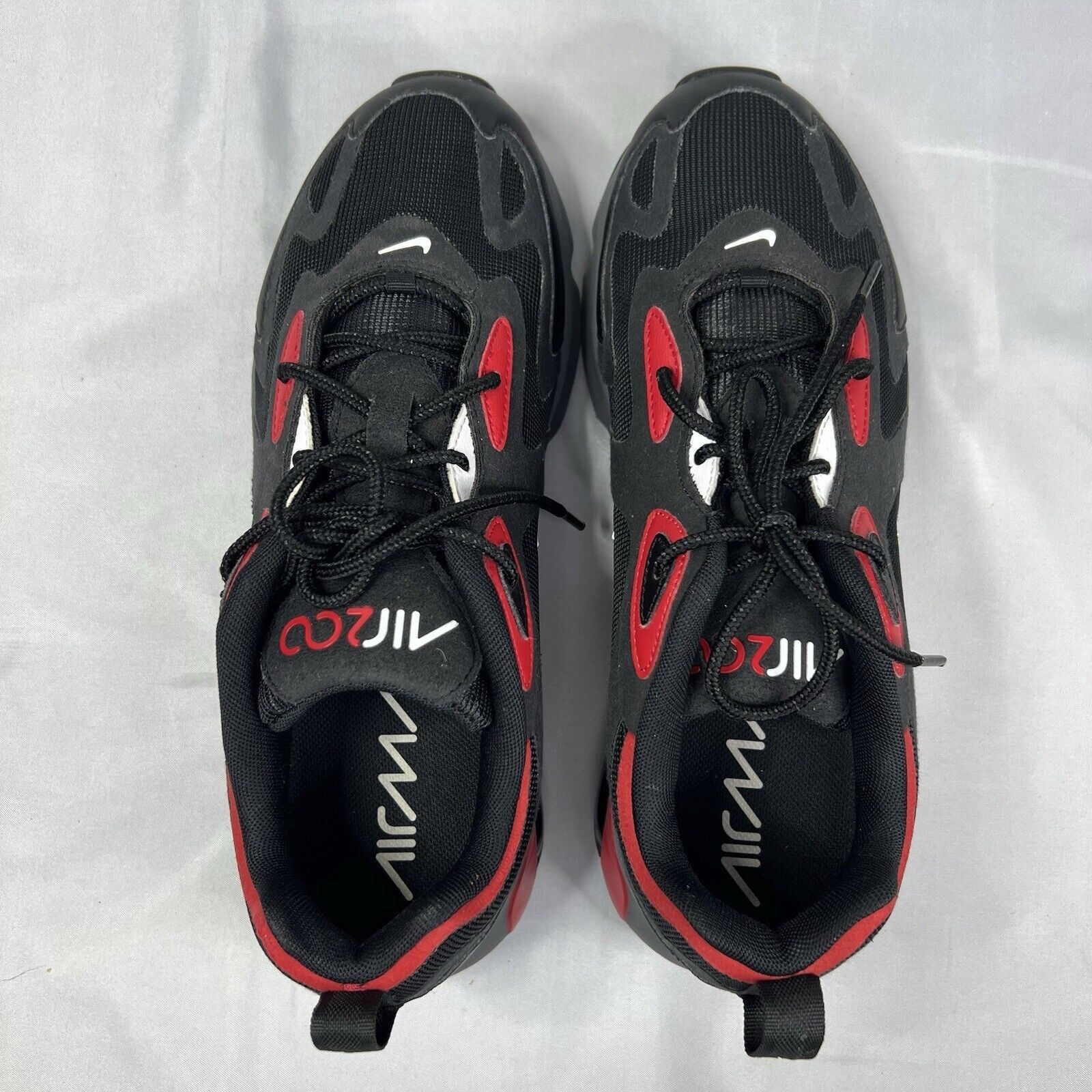 Nike Nike Air Max 200 Black University Red Men Sz 9.5 Sneakers Size US 9.5 / EU 42-43 - 9 Thumbnail