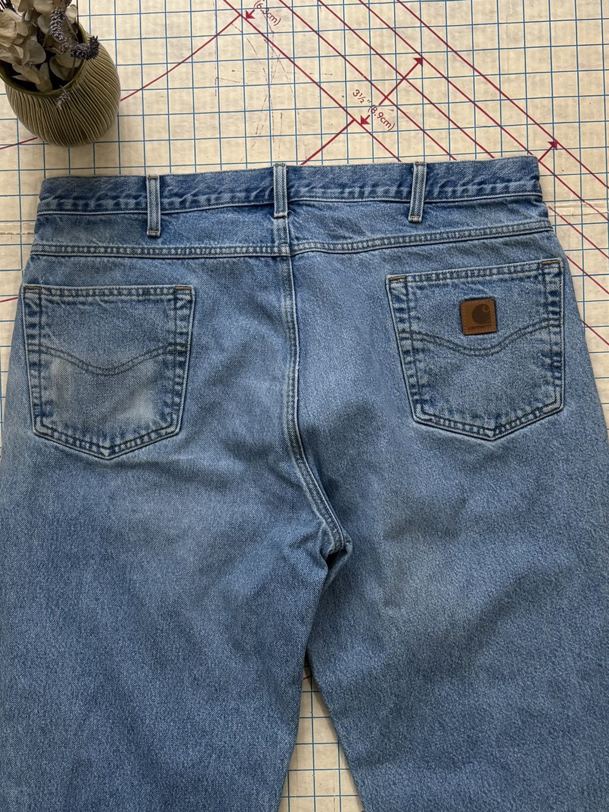 Carhartt Carhartt Light Wash Denim Mens Size 40x30 Workwear Pants Size US 40 / EU 56 - 13 Thumbnail