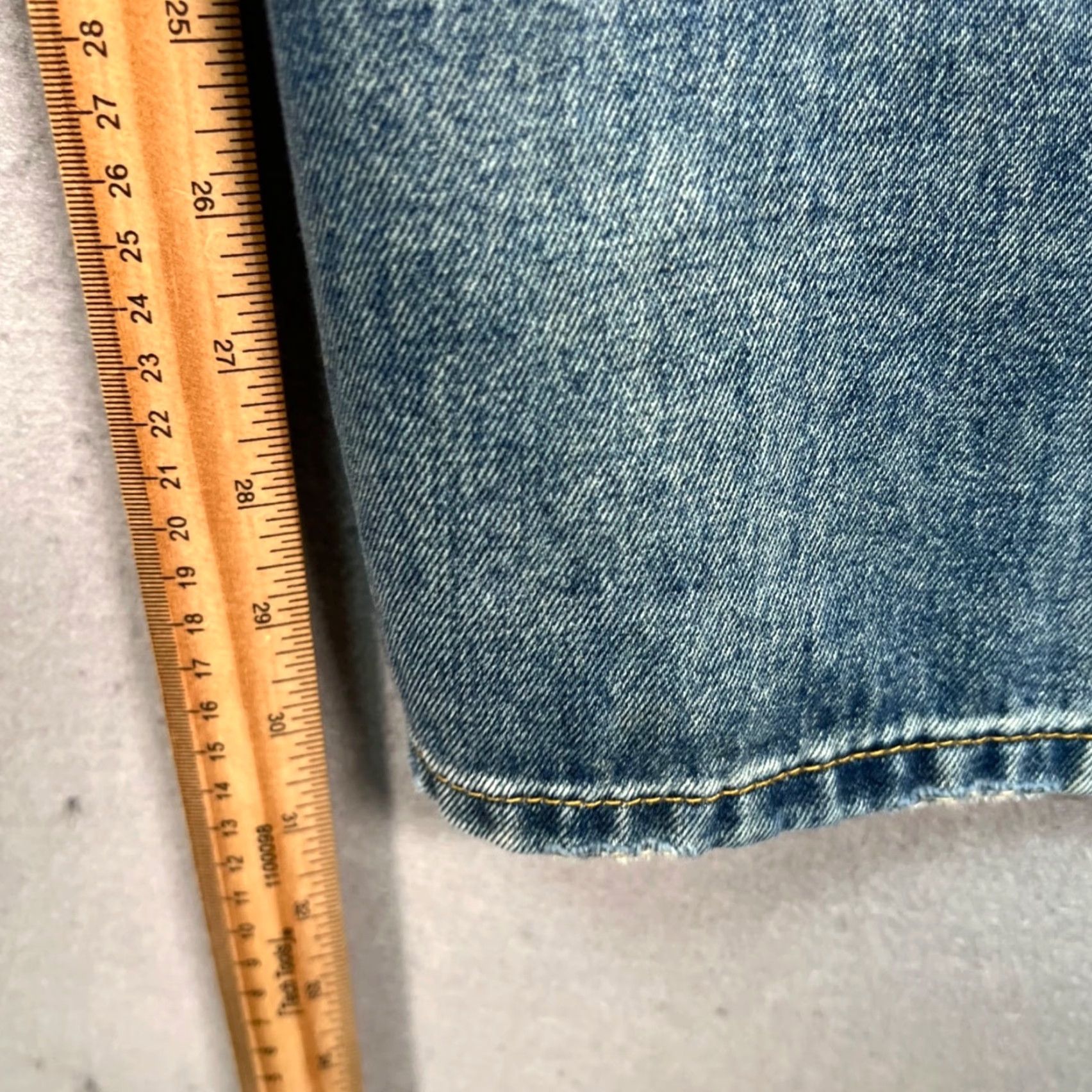 I.AM.GIA I.AM.GIA Womens Small 28 inch Waist Relaxed Fit Wide Leg Blue Denim Jeans Size 28" / US 6 / IT 42 - 7 Thumbnail