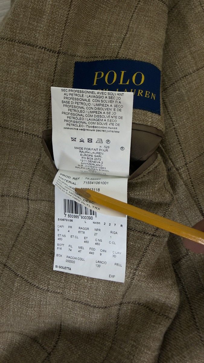 Polo Ralph Lauren Polo Ralph Lauren Silk Lino Blazer Size 38R - 11 Thumbnail