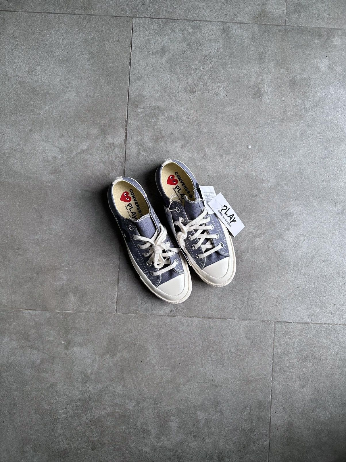 Comme des Garcons PLAY × Converse CDG PLAY x CONVERSE LOW CHUCK TAILOR 70 Size US 7 / IT 37 - 8 Thumbnail