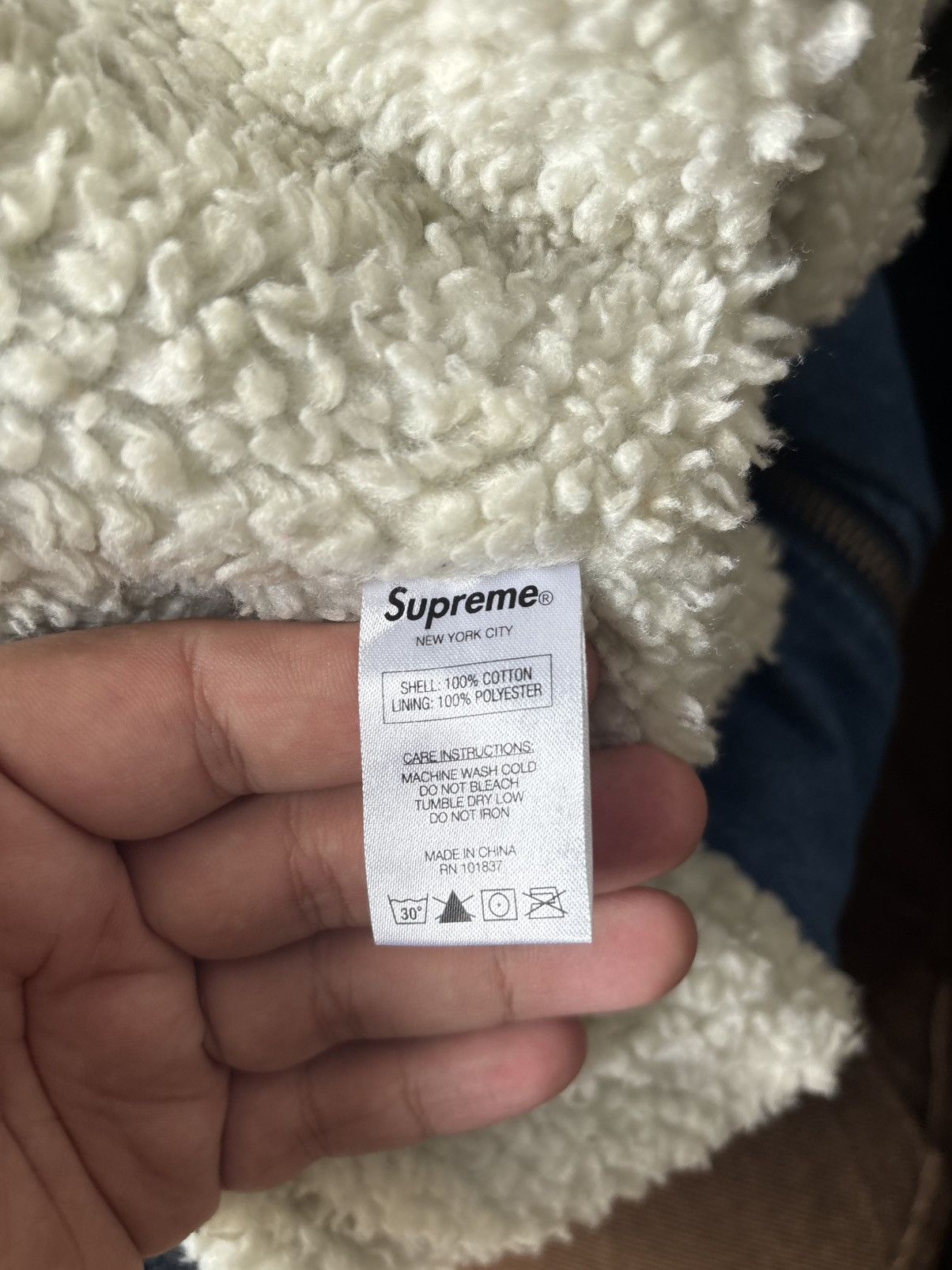 Supreme SUPREME FW13 EYE OF HORUS DENIM JACKET Size US M / EU 48-50 / 2 - 10 Thumbnail