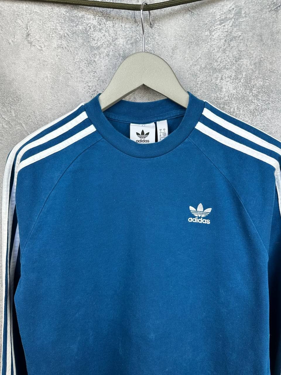Adidas Adidas Originals 3-Stripes Long Sleeve T-Shirt Crew Neck Tee Size US S / EU 44-46 / 1 - 4 Thumbnail