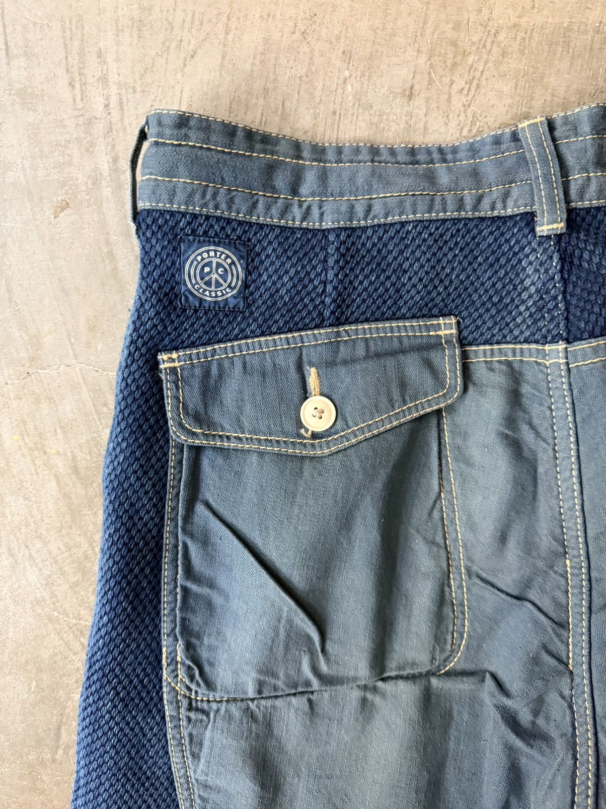 Porter Classic Porter Classic Indigo Sashiko Kendo Patchwork Pants Kapital Size US 36 / EU 52 - 7 Thumbnail