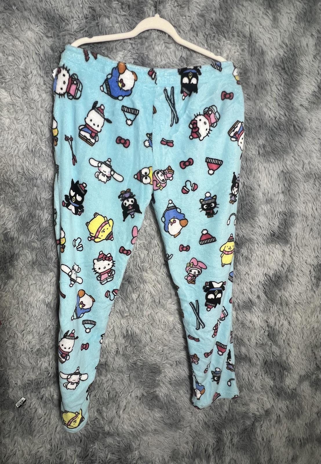 Other Sanrio Character Blue Fleece Pajama Pants Size XL Size ONE SIZE - 2 Thumbnail