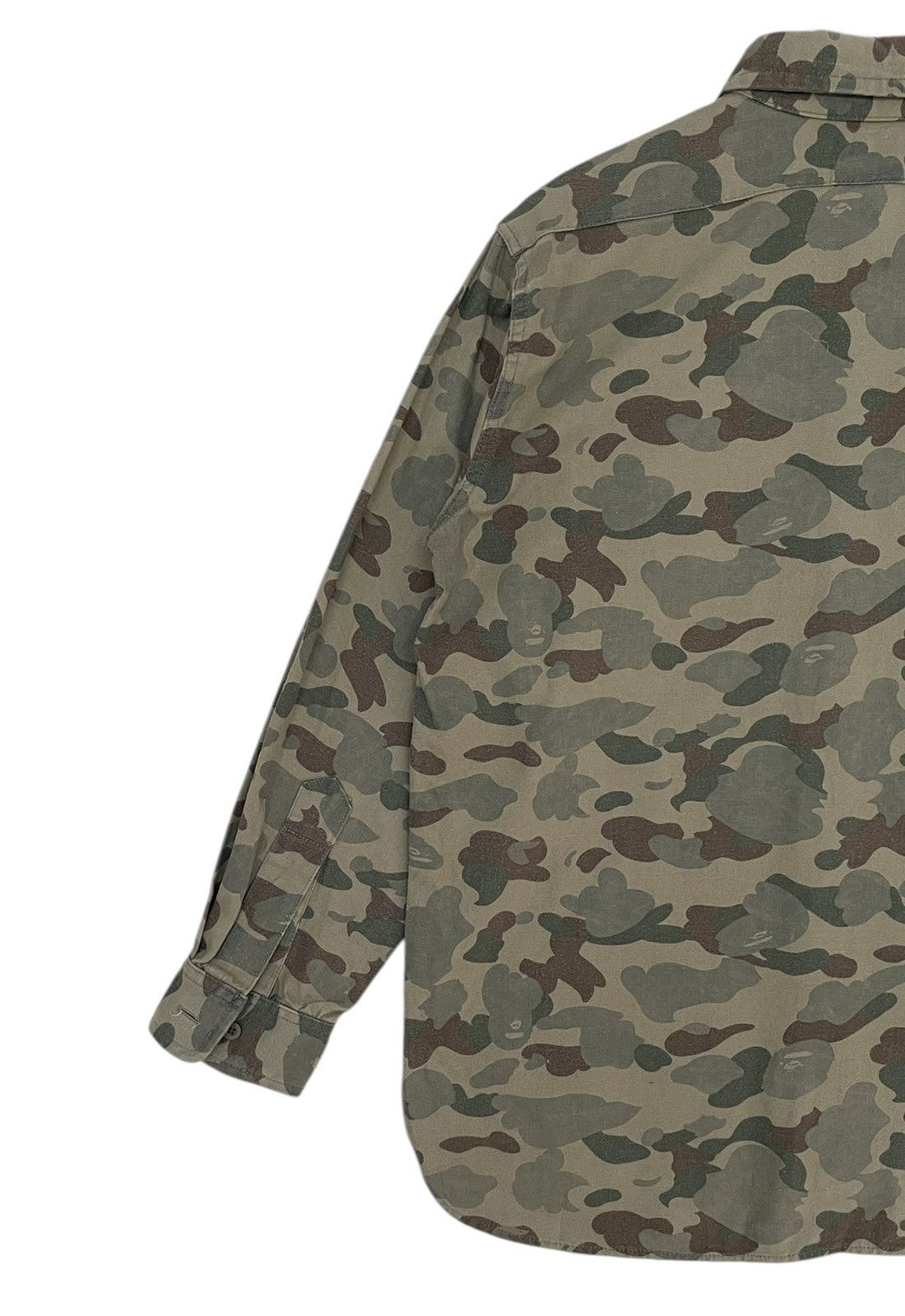 Bape × Vintage Vintage Japanese Brand Bathing Ape Camouflage Shirt 1990s Size US M / EU 48-50 / 2 - 5 Thumbnail