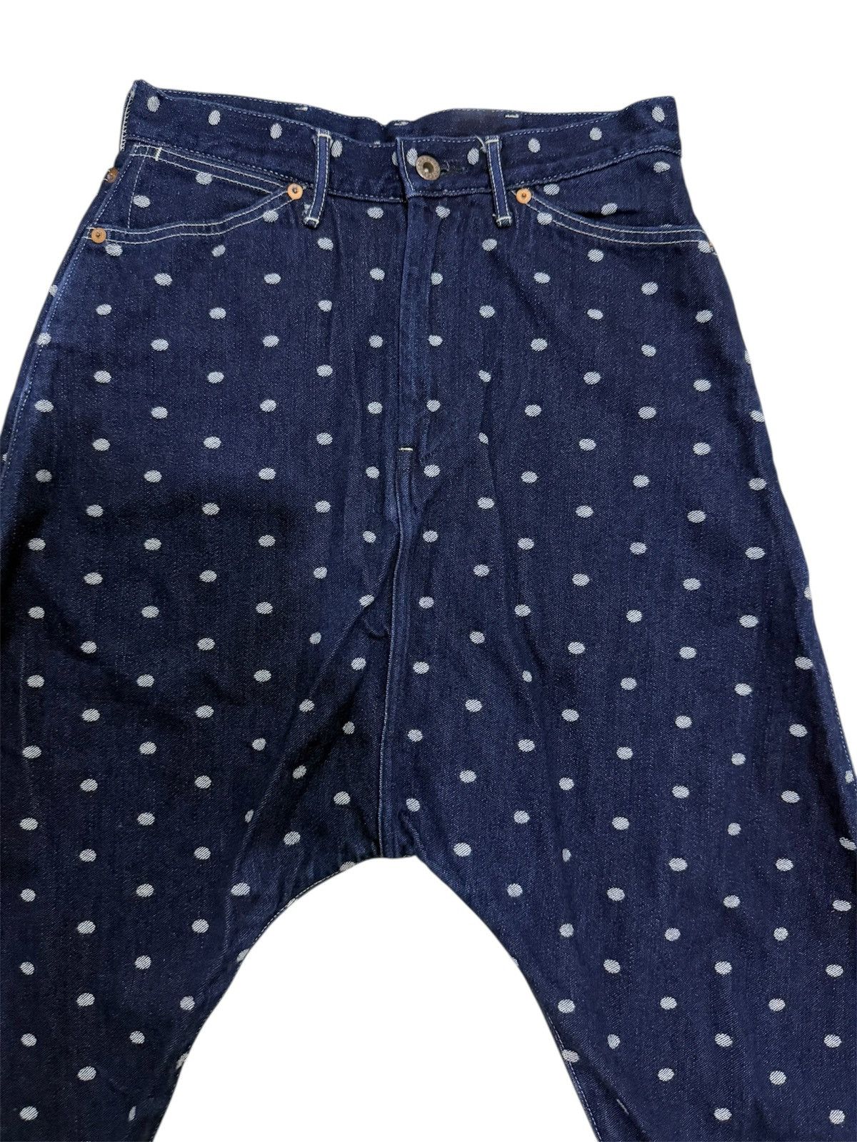 Japanese Brand × Kapital KAPITAL POLKA DOT DESIGN LONG RISE JAPAN CULTURE STYLE Size US 29 - 4 Thumbnail