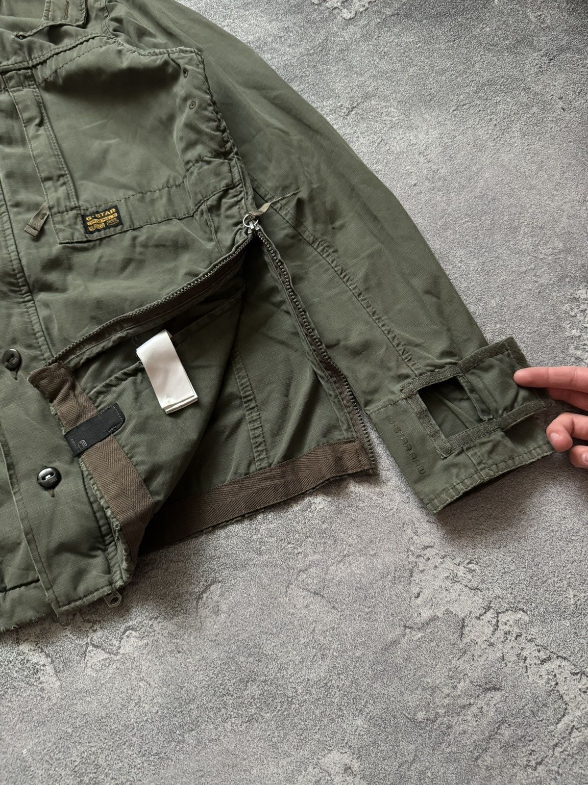 G-Star G star raw M/L cargo vintage bondage jacket military bomber Size US L / EU 52-54 / 3 - 11 Thumbnail