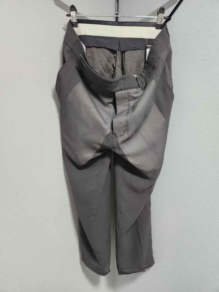 Rick Owens RICK OWENS DARK DUST CROPPED TROUSER Size 30" / US 8 / IT 44 - 2 Thumbnail