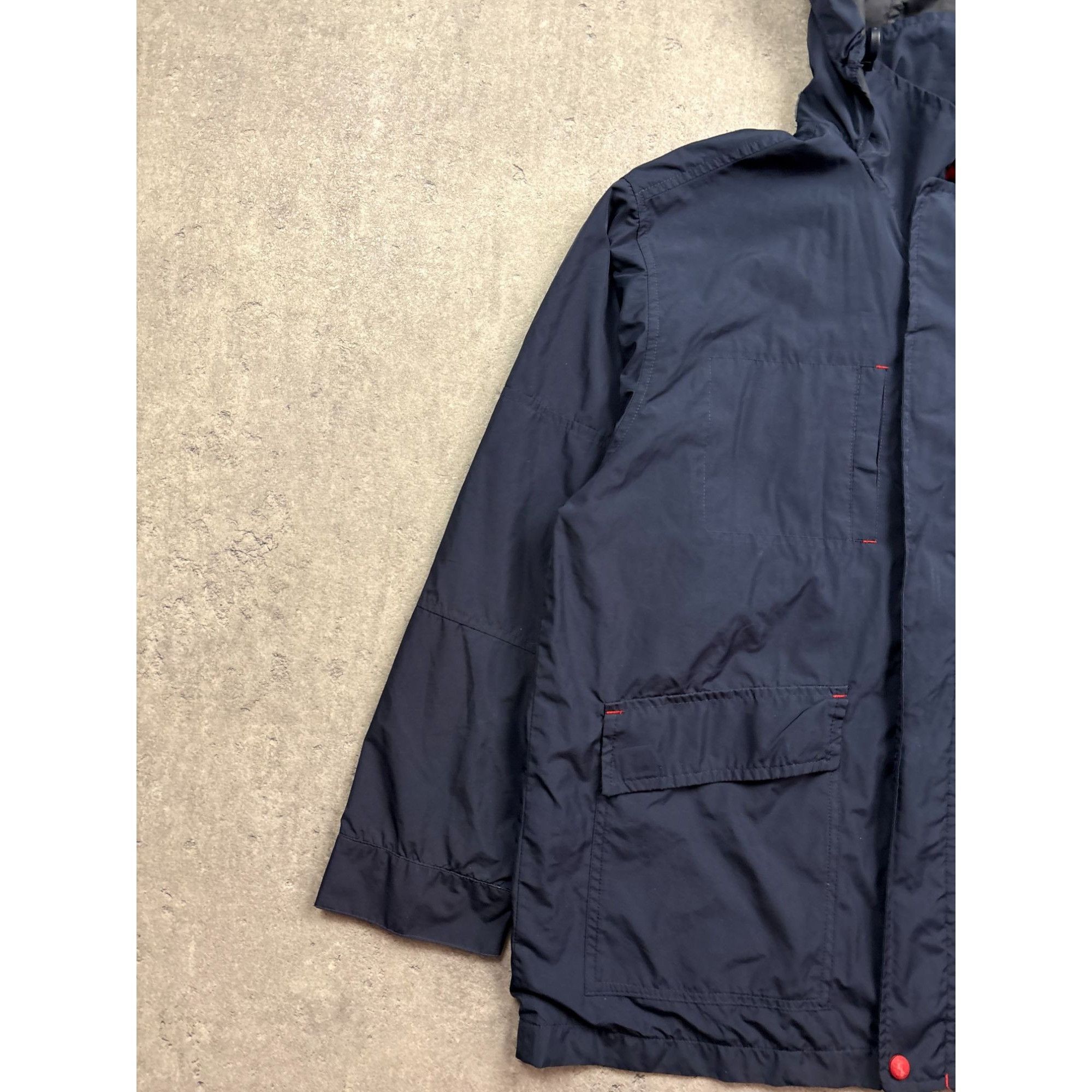 Tommy Hilfiger Tommy Hilfiger Mens Navy Hooded Jacket With Embroidered Logo Size US L / EU 52-54 / 3 - 9 Thumbnail