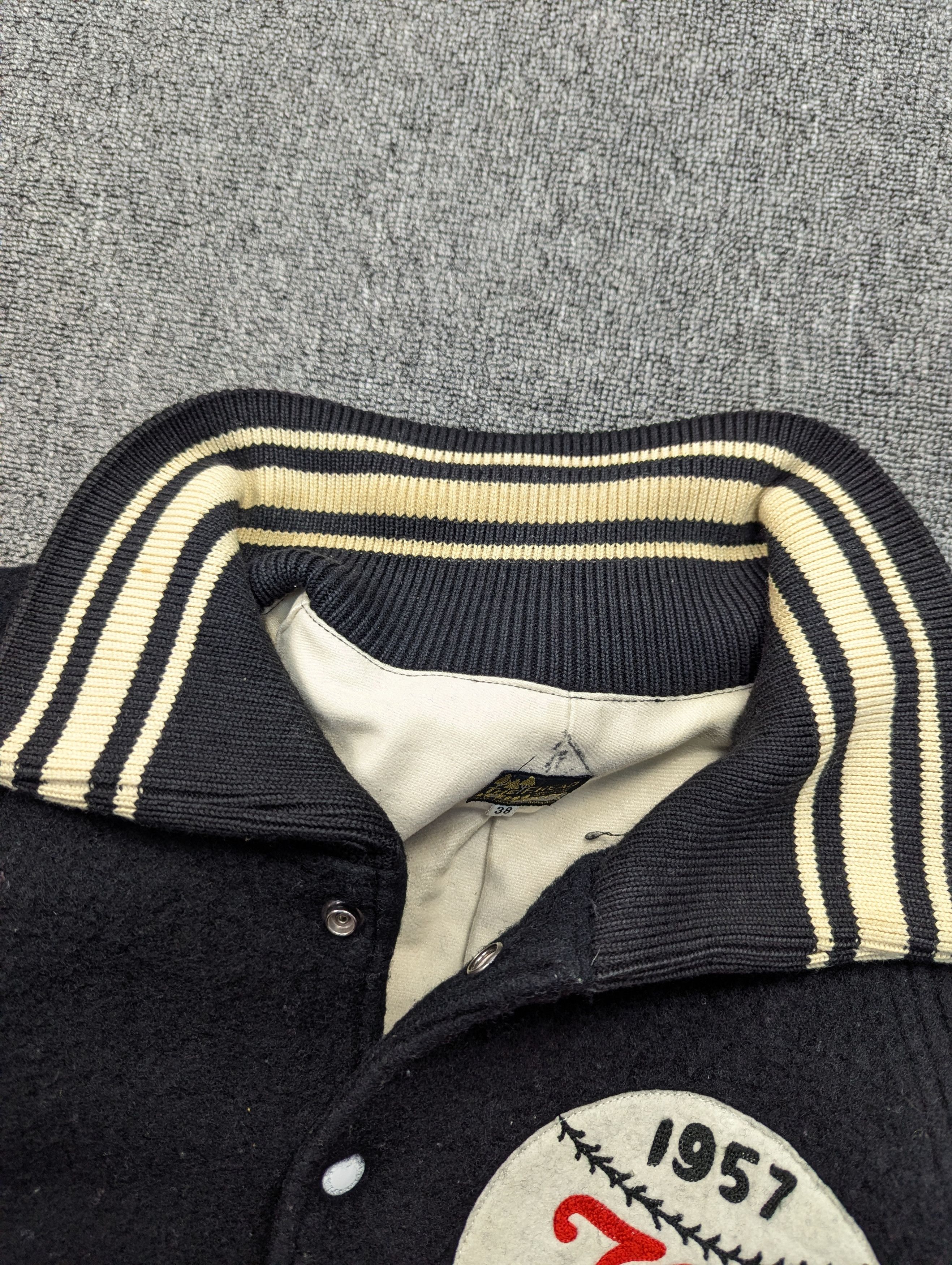 The Flat Head Vintage The Flat Head Wool Varsity Baseball Jacket Size 38 Size US M / EU 48-50 / 2 - 11 Thumbnail