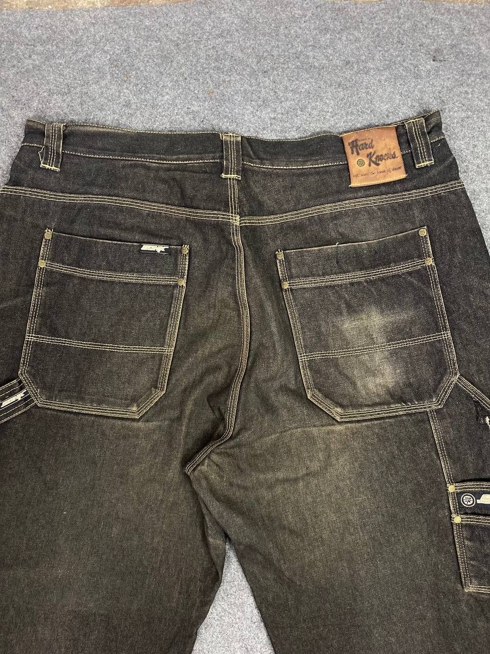 Japanese Brand vintage 90s school of hard knock baggy denim nice design Size US 44 / EU 60 - 3 Thumbnail