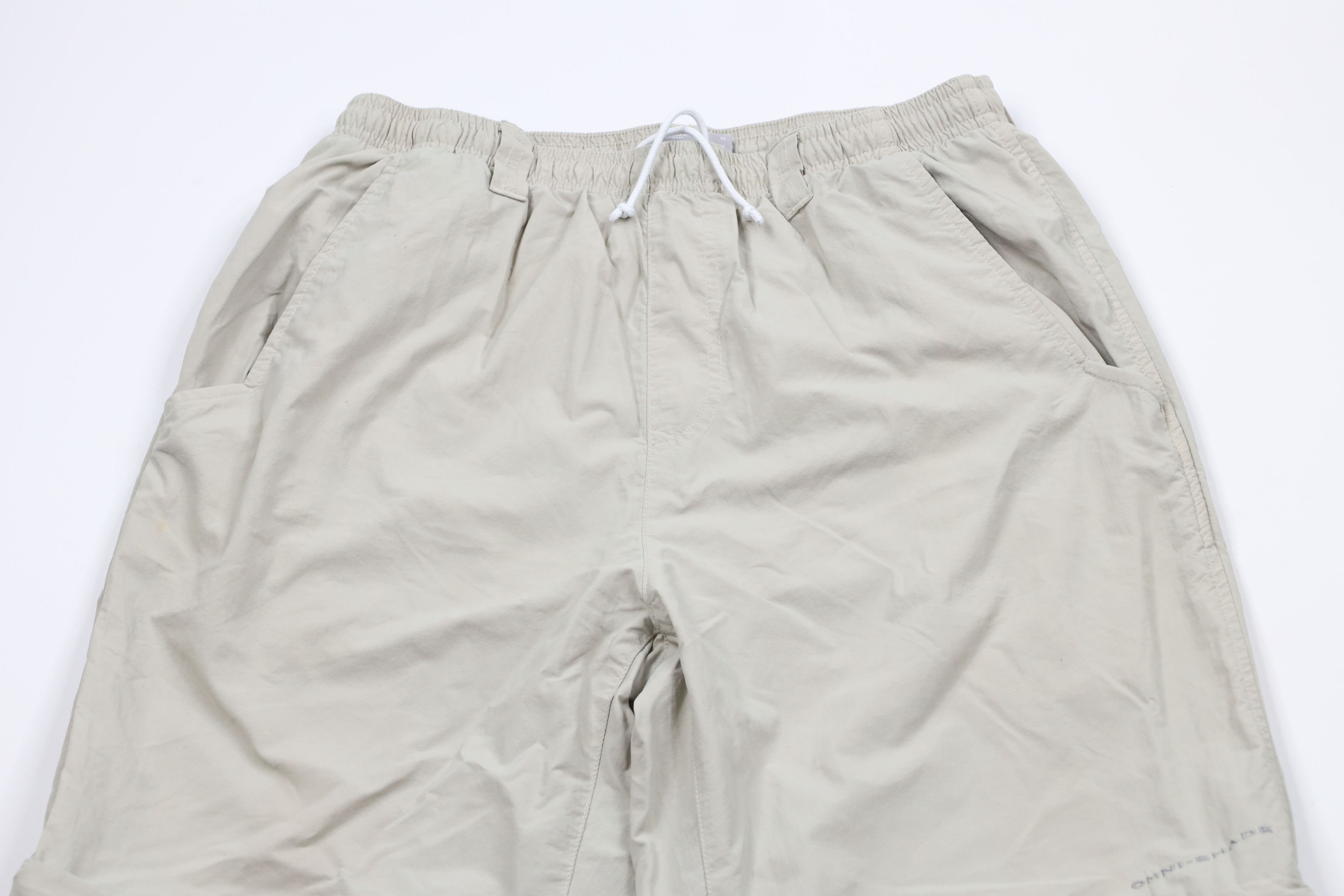 Columbia × Vintage Columbia PFG Lined Wide Leg Convertible Pants Shorts Beige Size US 34 / EU 50 - 2 Thumbnail